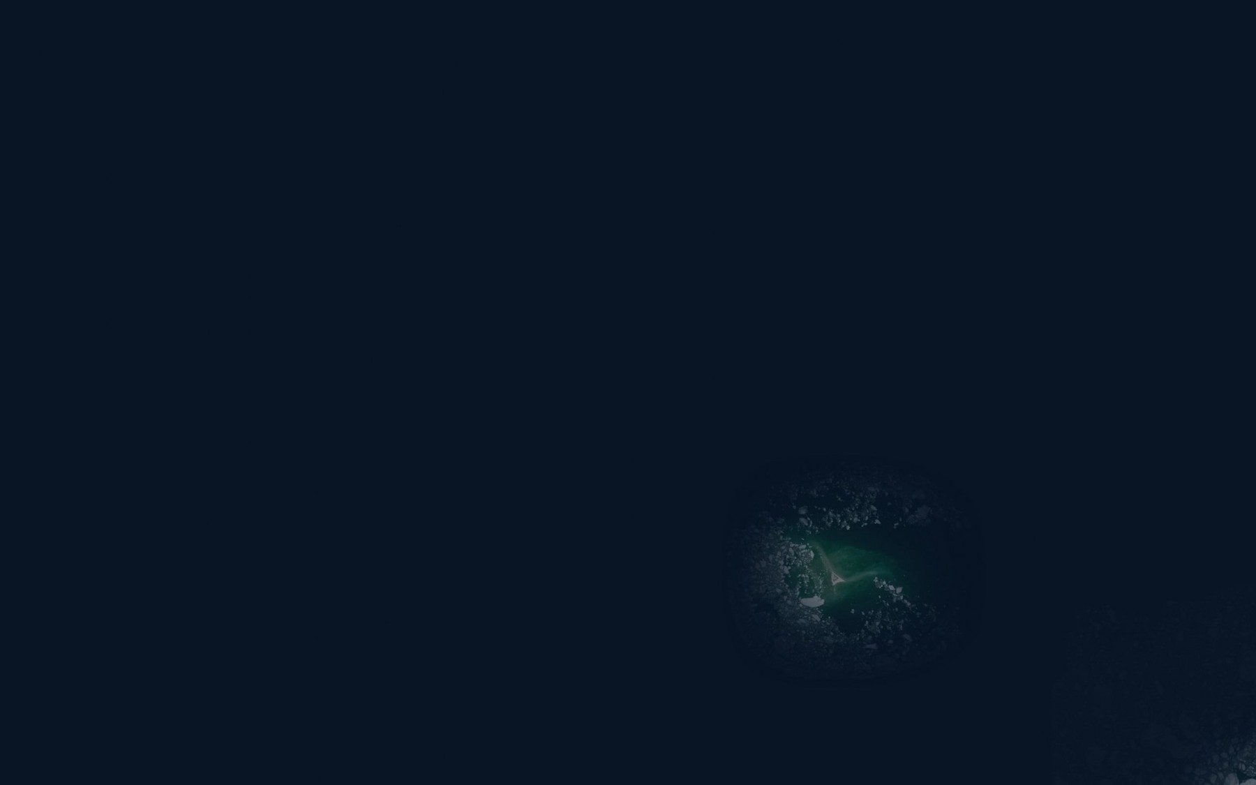 Satellite map of the Tilton Reef
