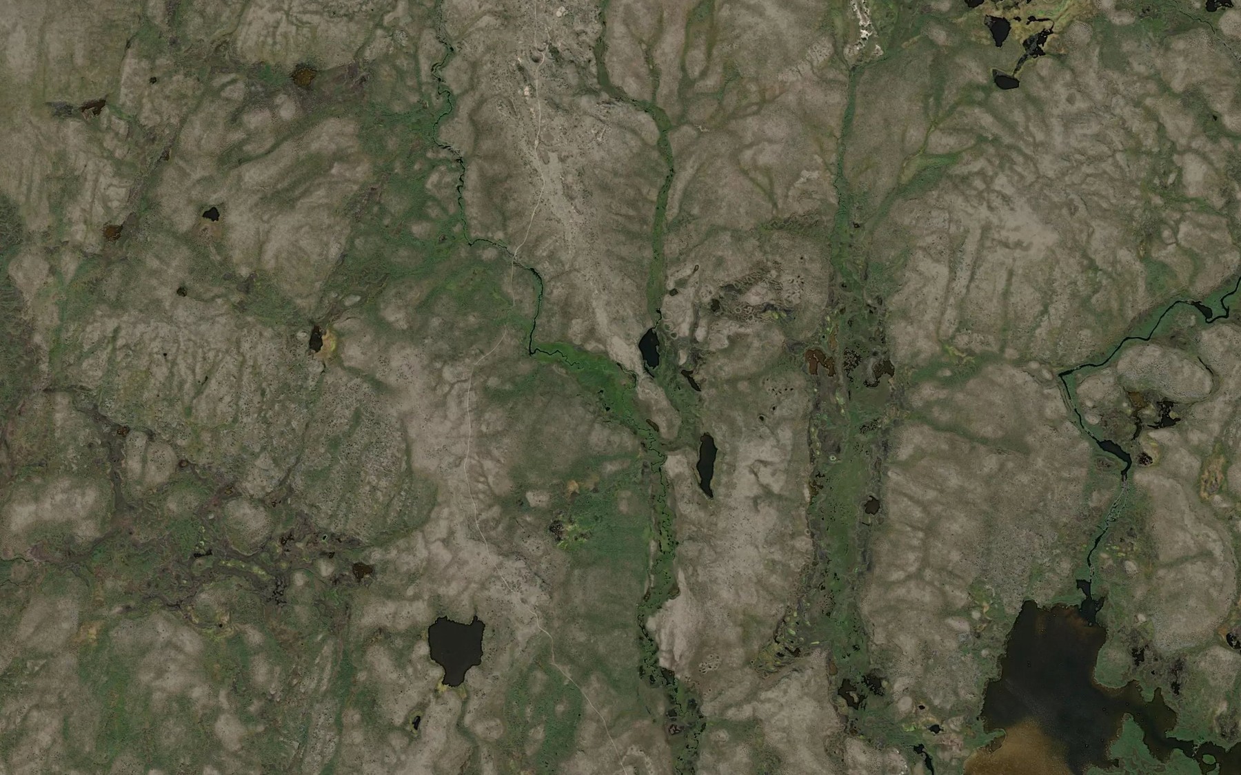 Satellite map of the Buolnajakka
