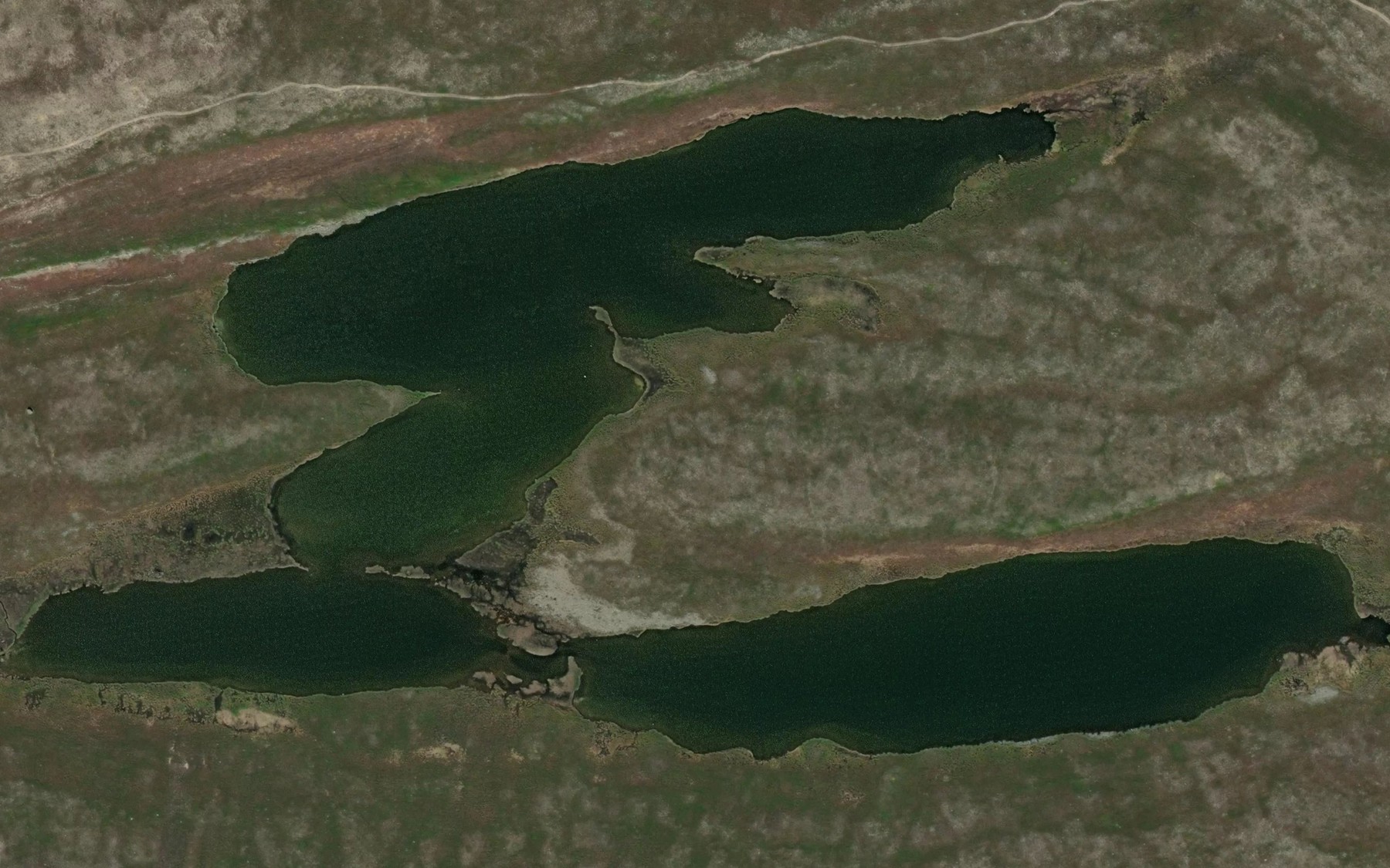 Satellite map of the Store Valavatnet