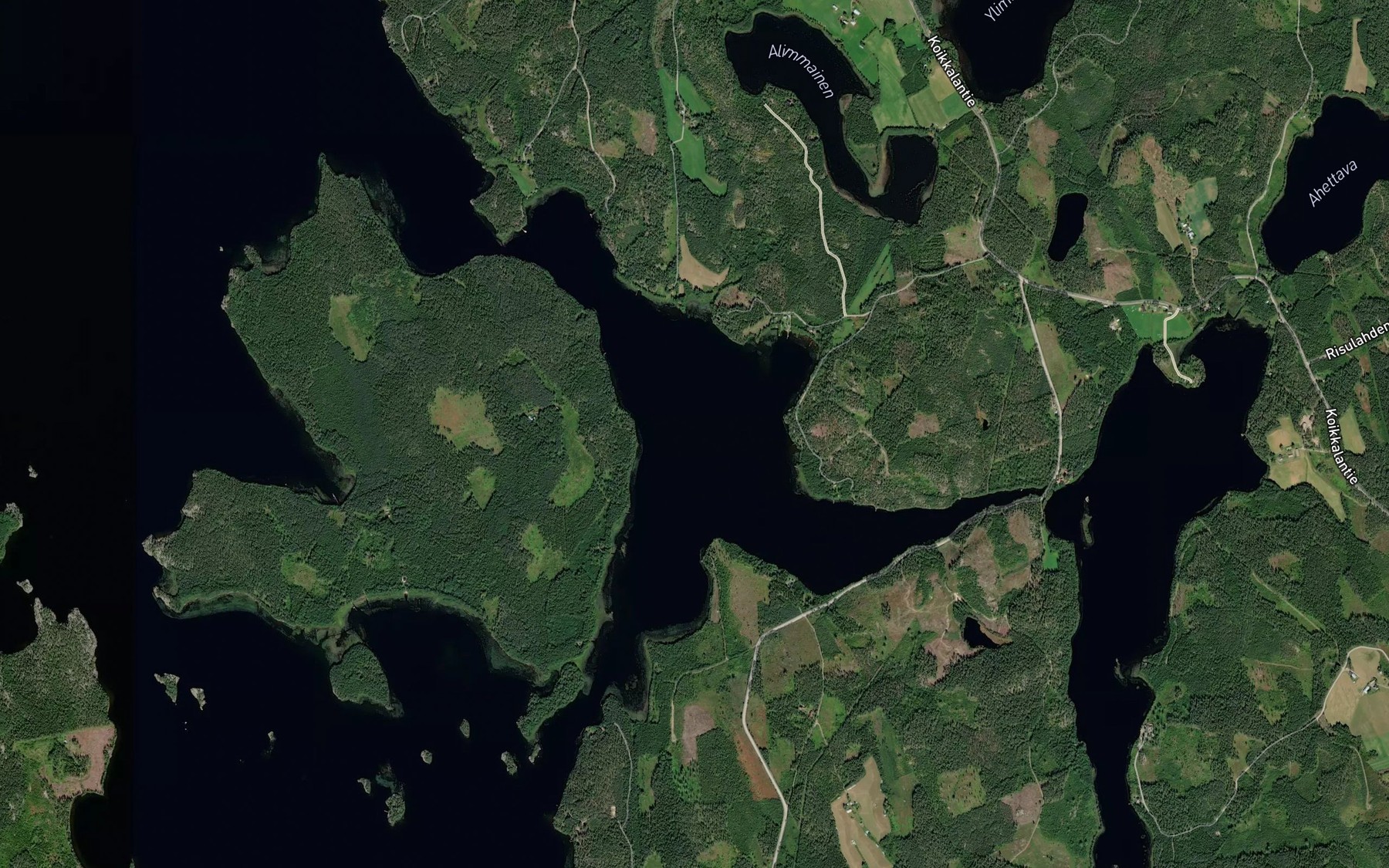 Satellite map of the Tenhusenselka