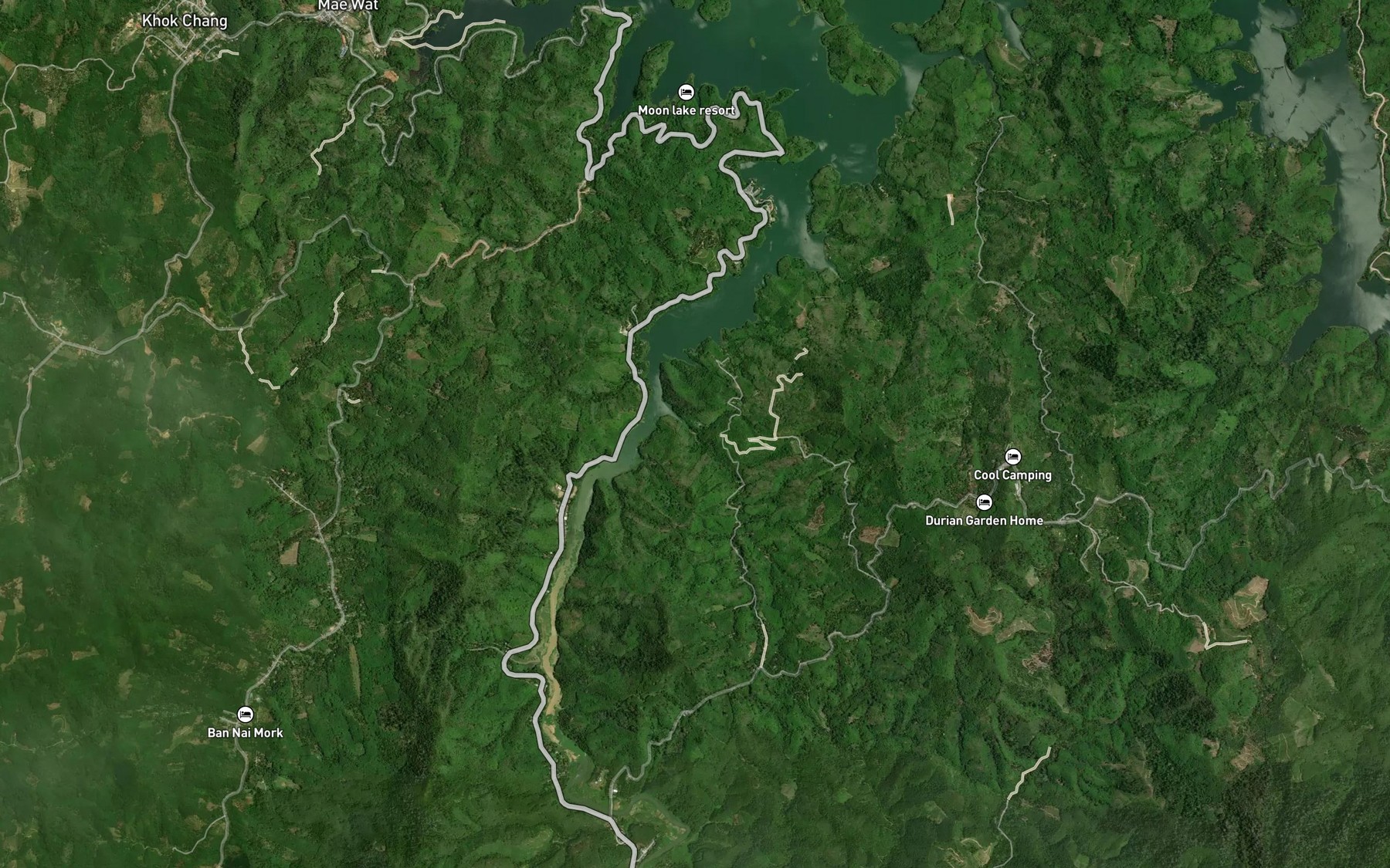 Satellite map of the Khlong Mayura