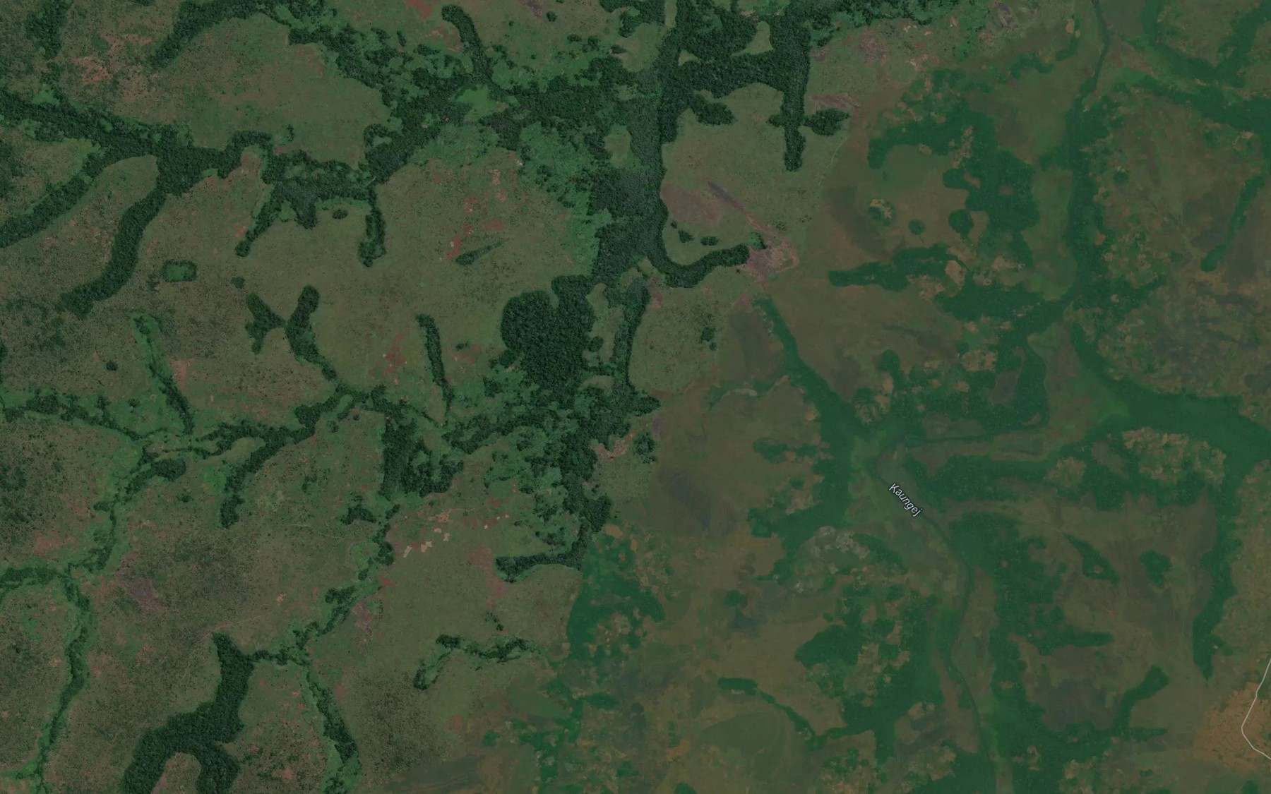 Satellite map of the Yalulu