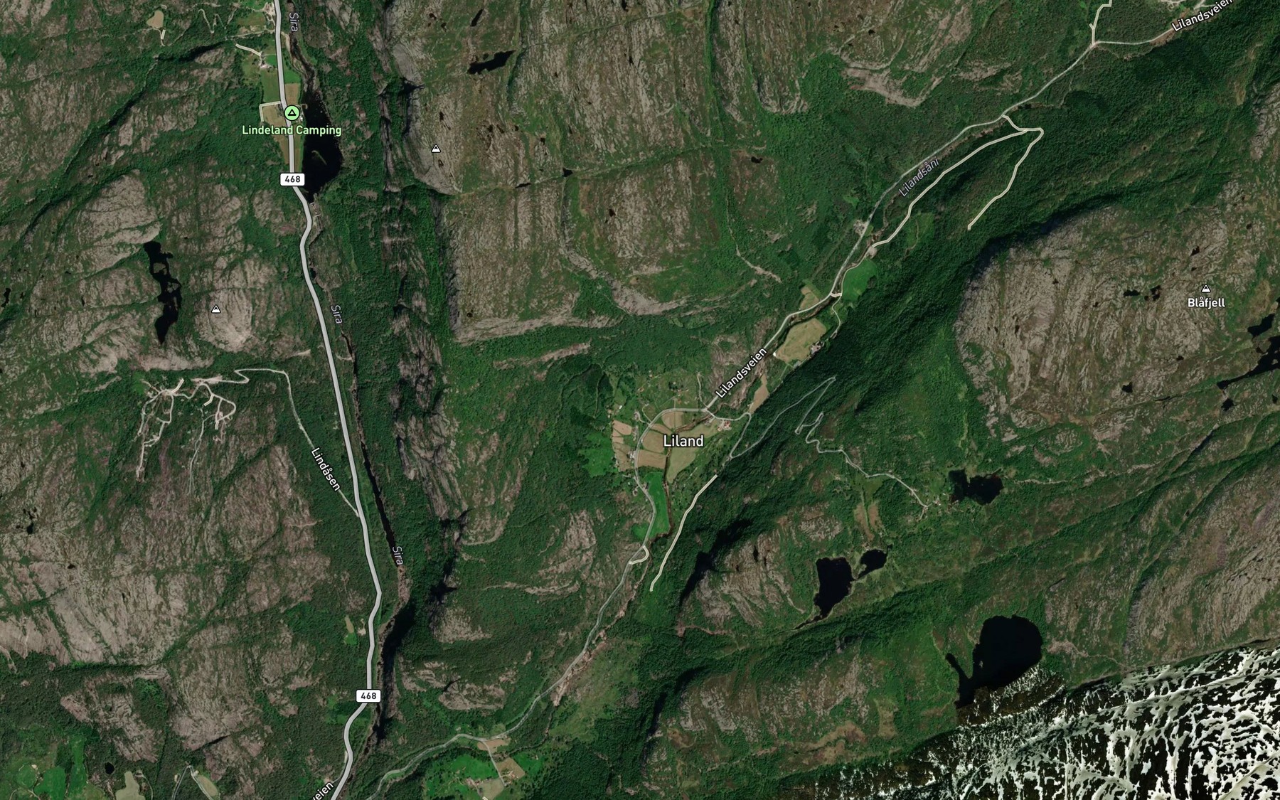 Satellite map of the Stabekk