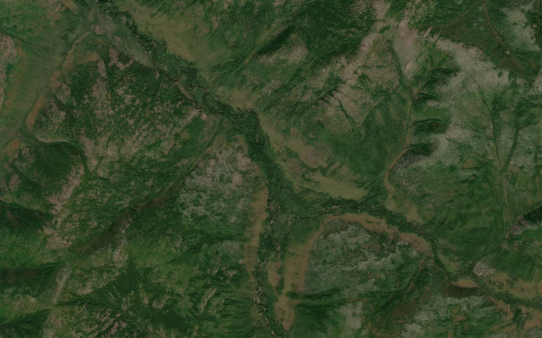 Satellite map of the Levaya Sakha