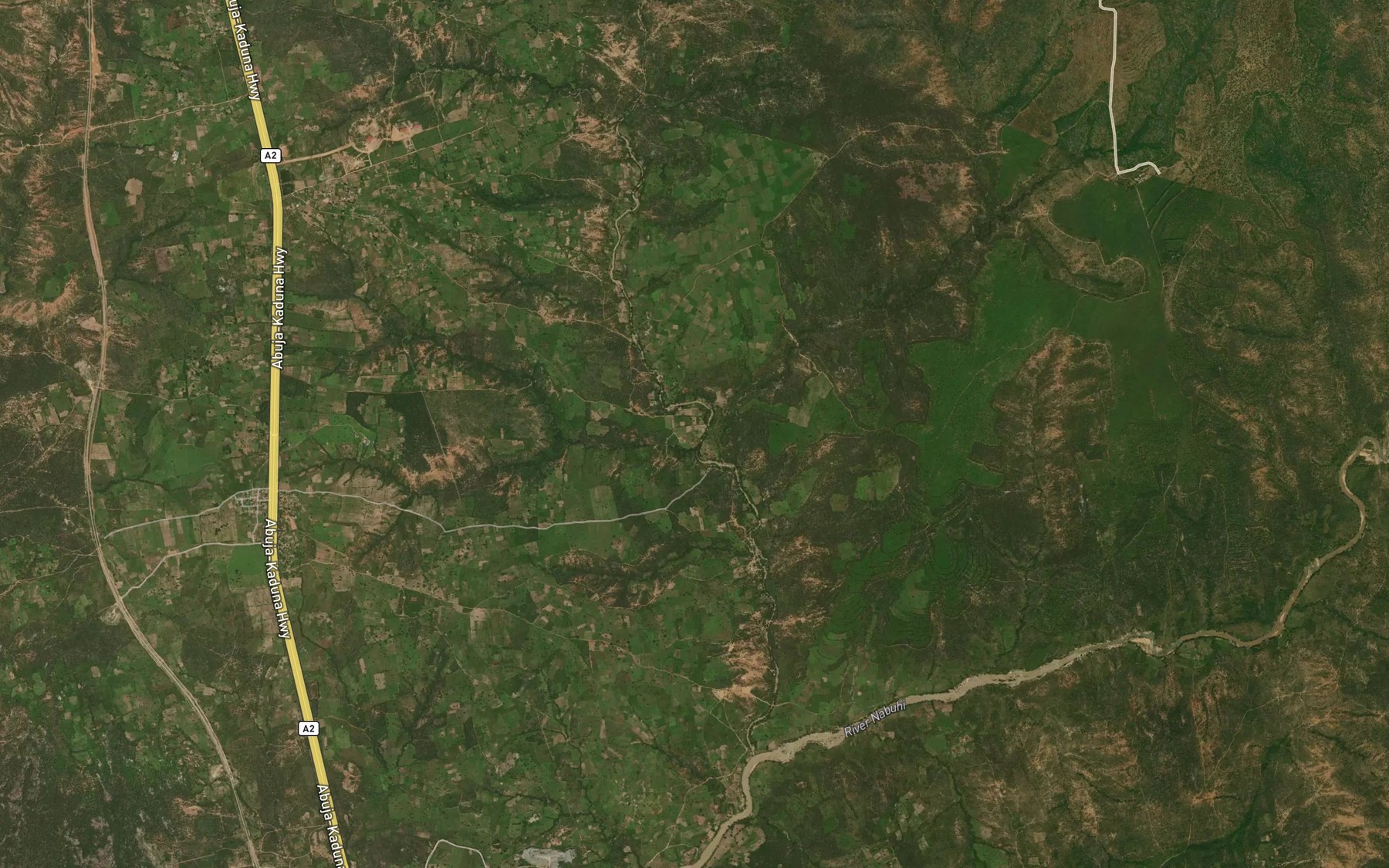 Satellite map of the River Jeyedna