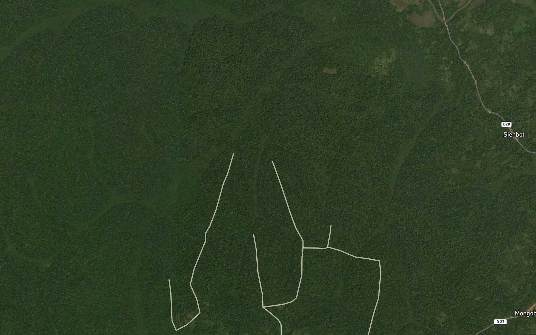 Satellite map of the Monpoul
