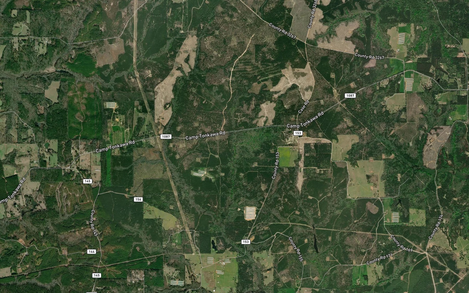 Satellite map of the Burnt Schoolhouse Branch