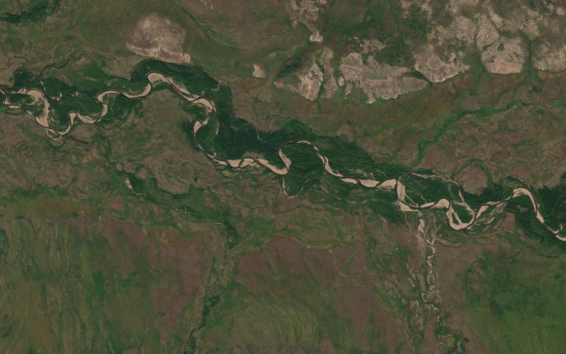 Satellite map of the Sebikinche