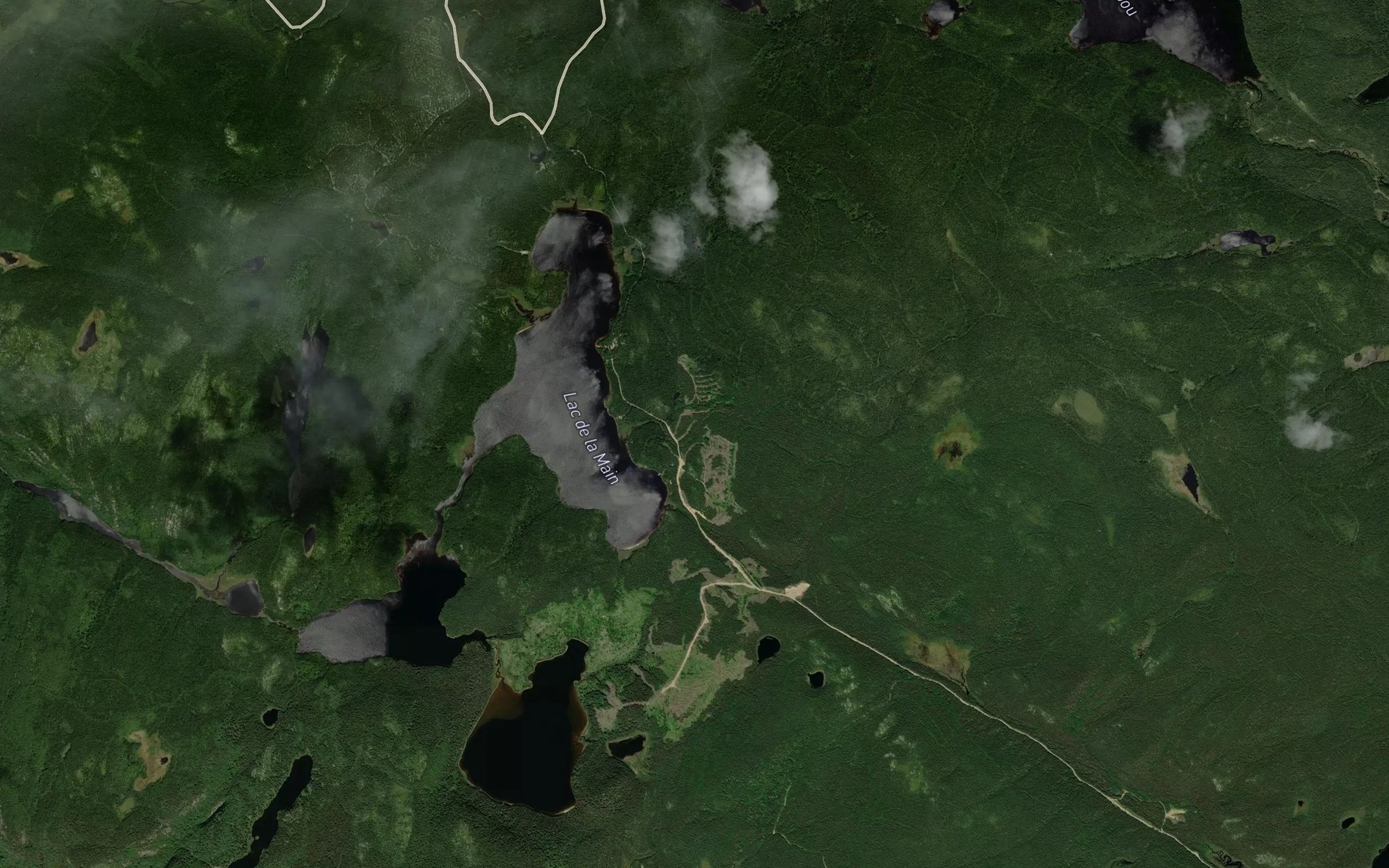 Satellite map of the Lac des Atocas