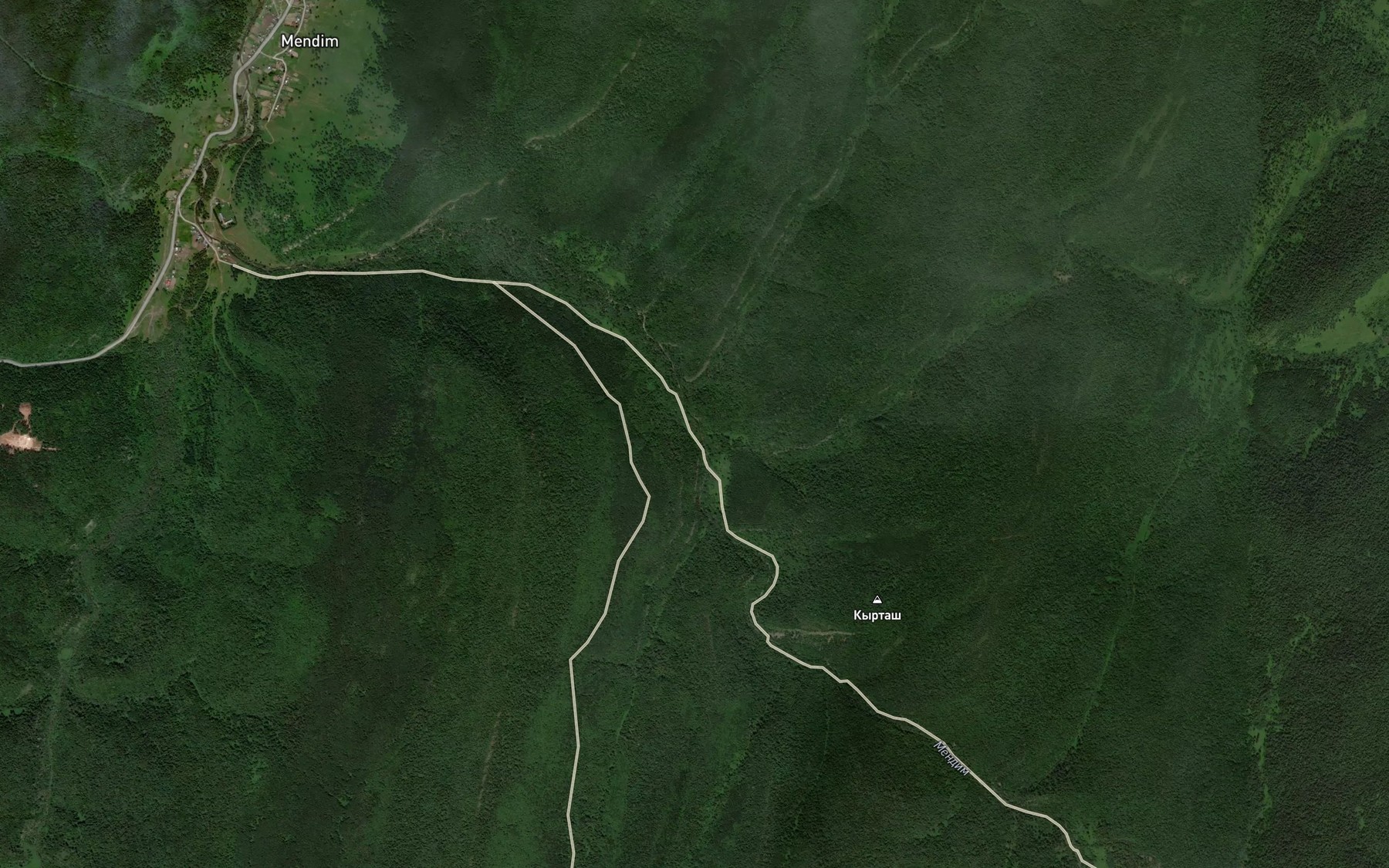 Satellite map of the Biskura