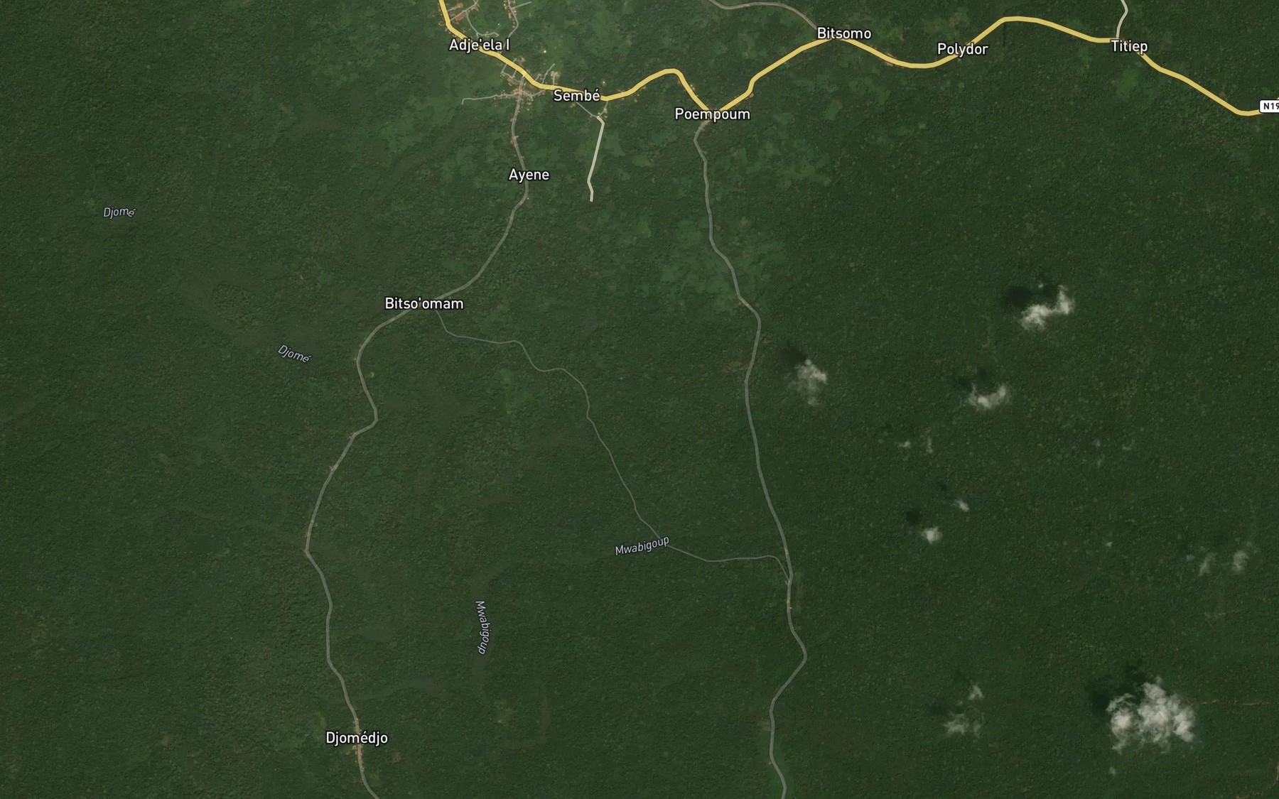 Satellite map of the Babma