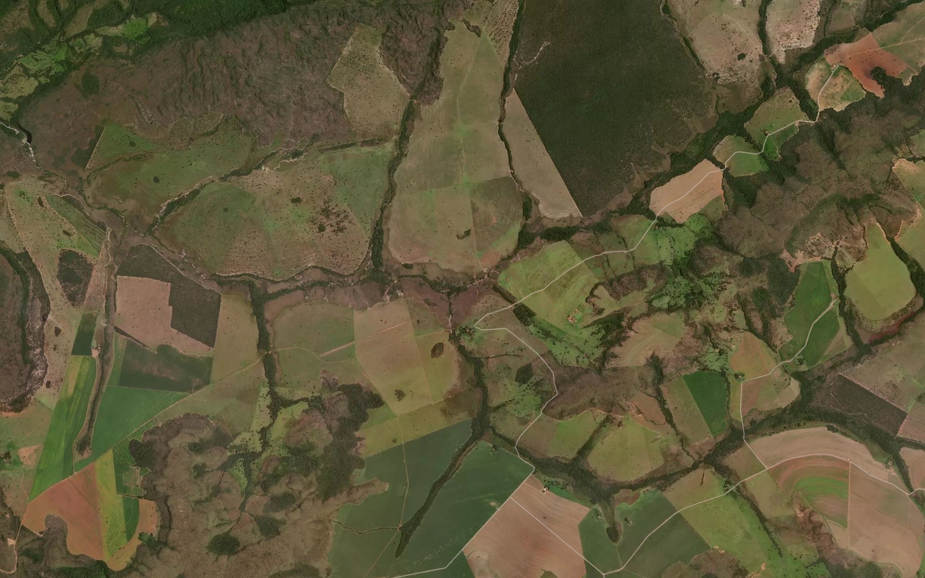 Satellite map of the Corrego Perdizinha
