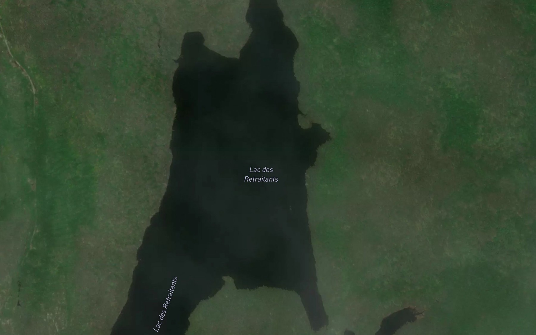 Satellite map of the Lac des Retraitants