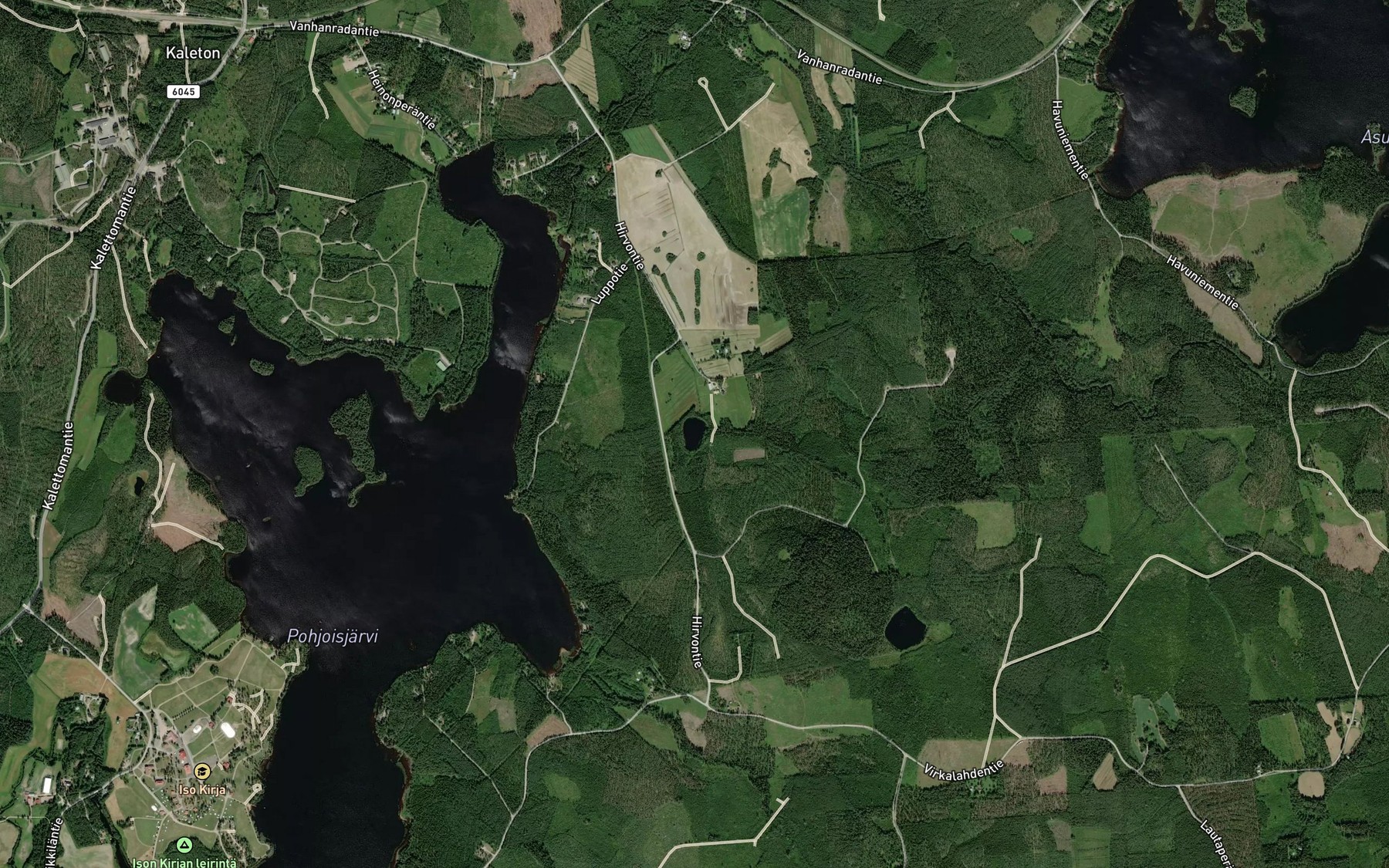 Satellite map of the Paijanteenlampi