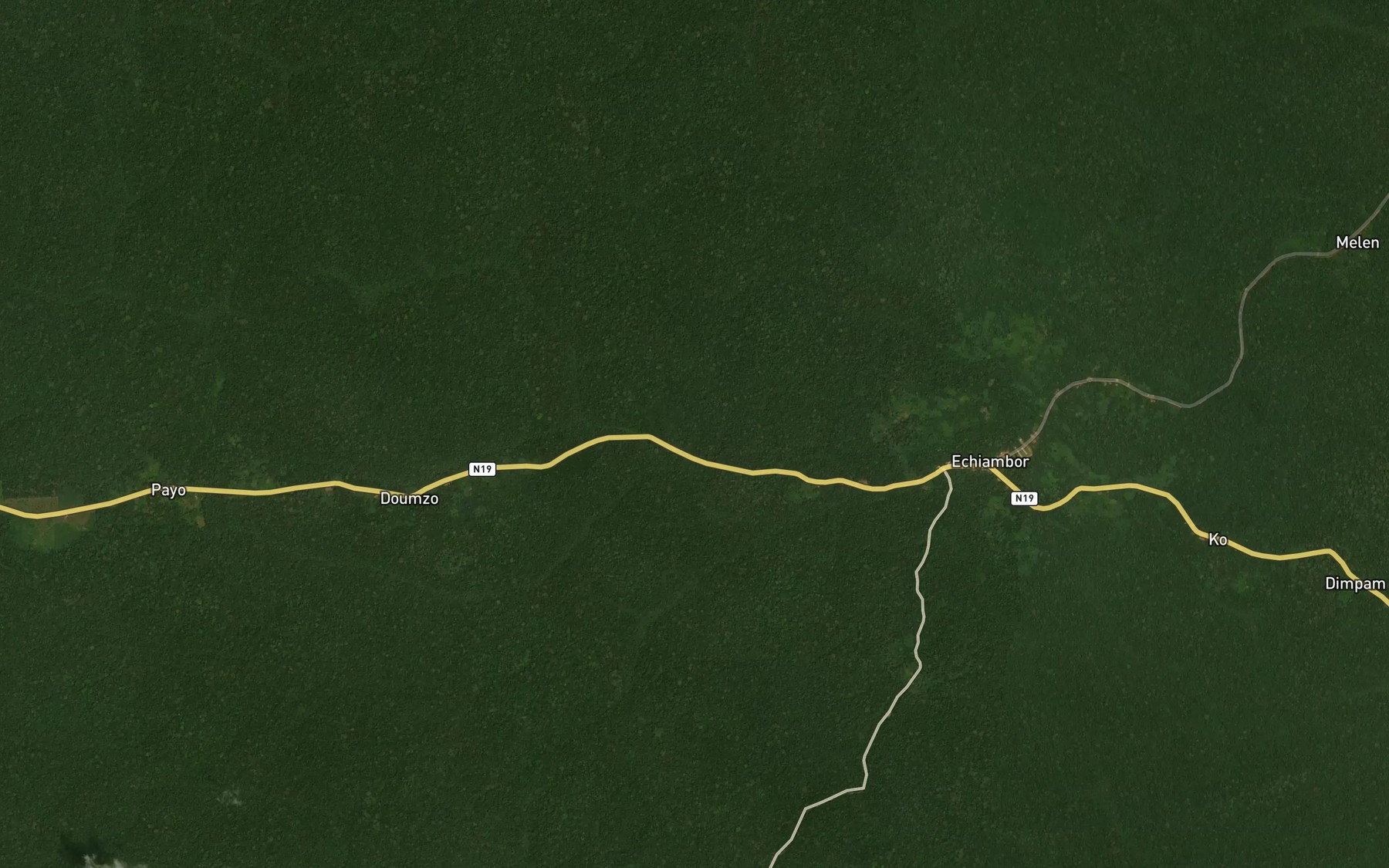 Satellite map of the Momakwo