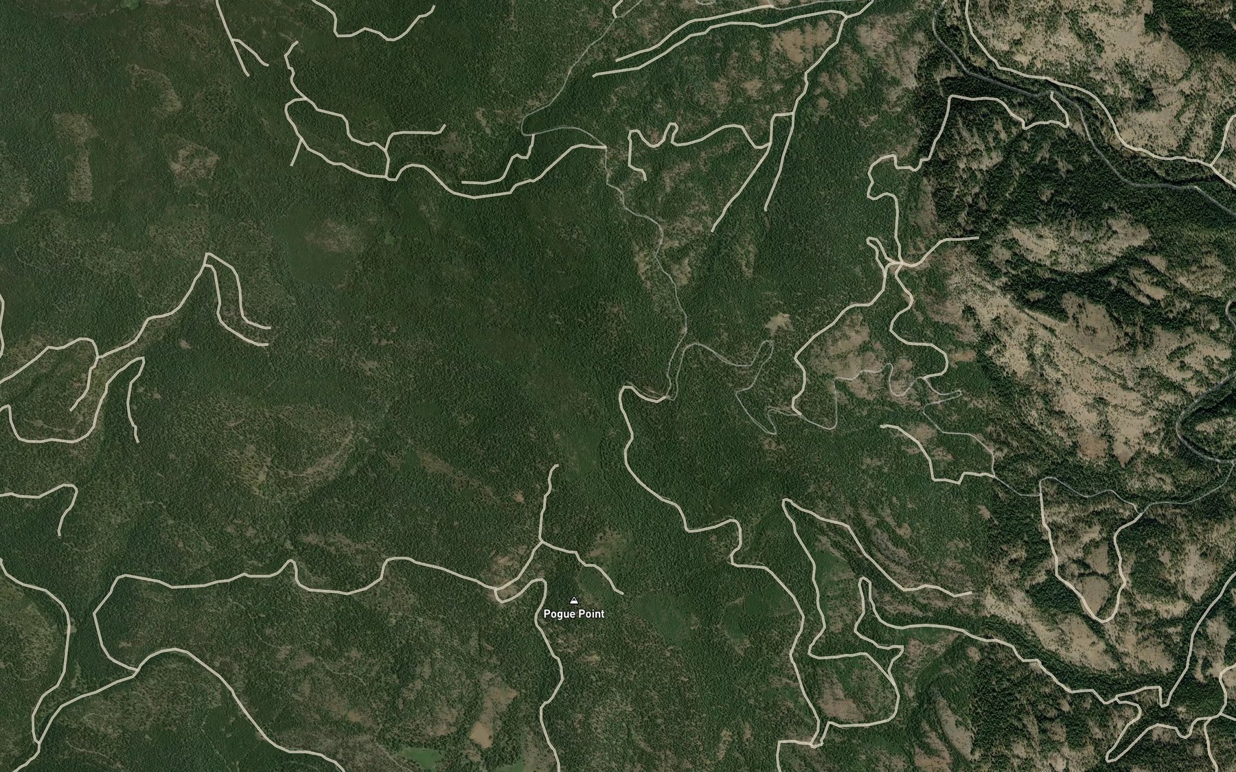 Satellite map of the Dons Spring