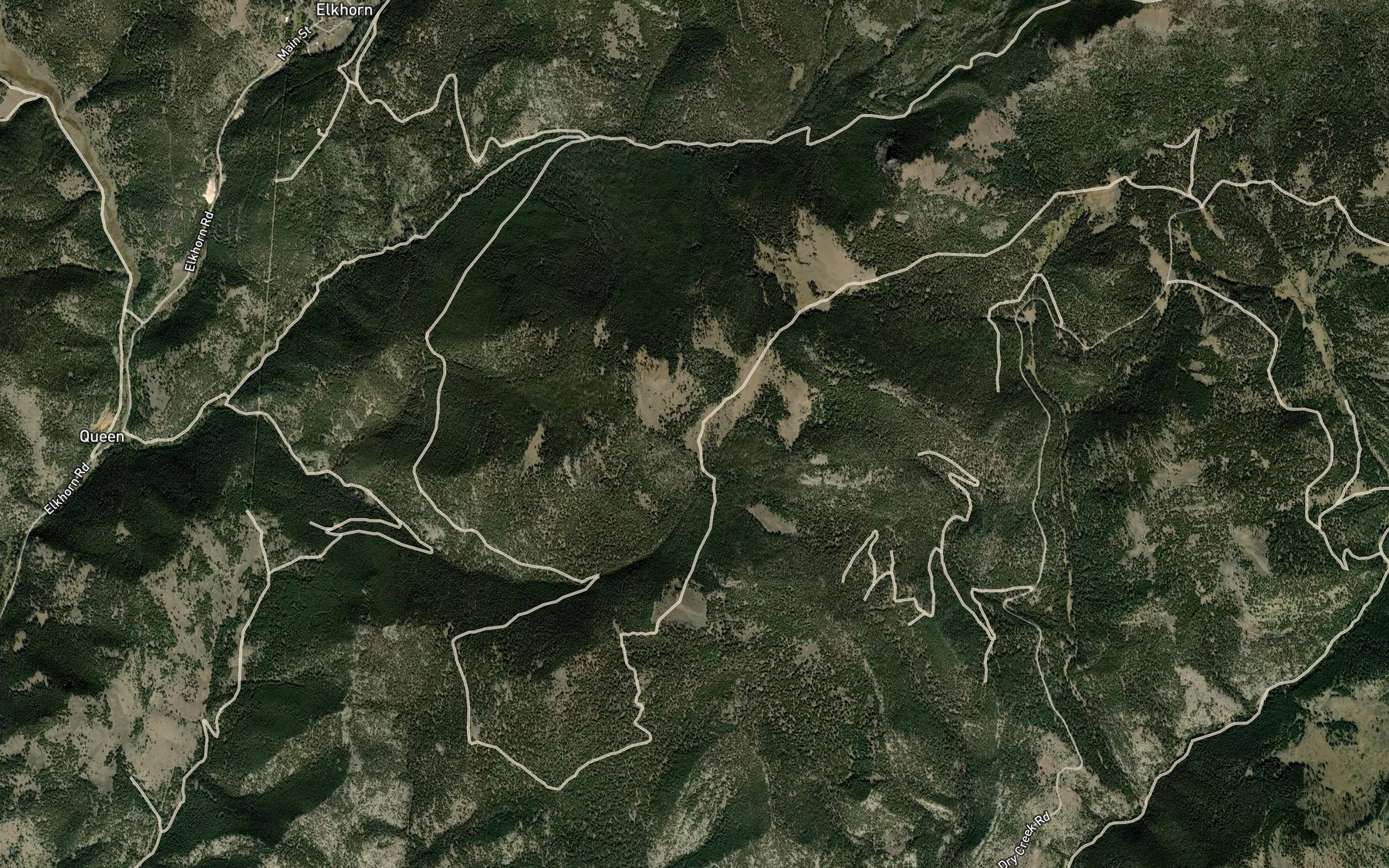 Satellite map of the Lupien Spring