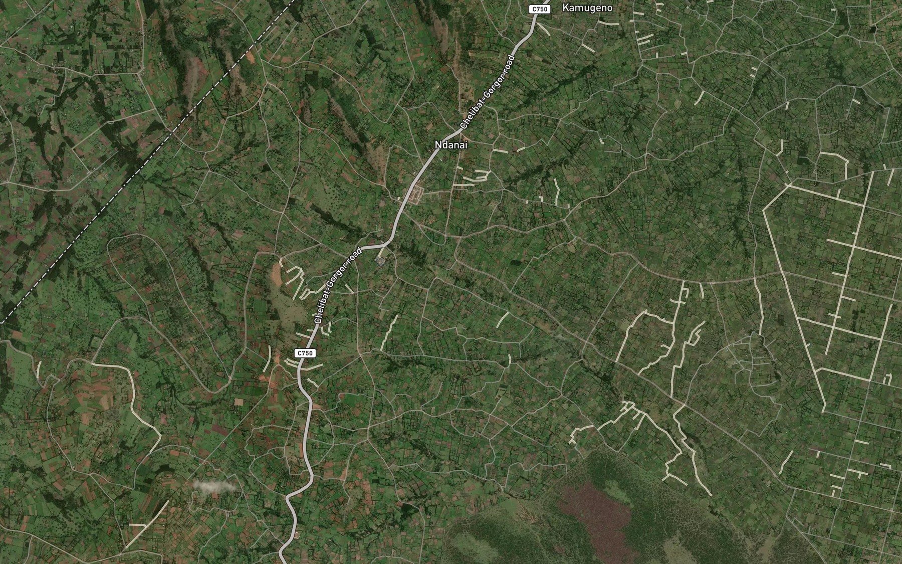 Satellite map of the Oltarakwa Dam