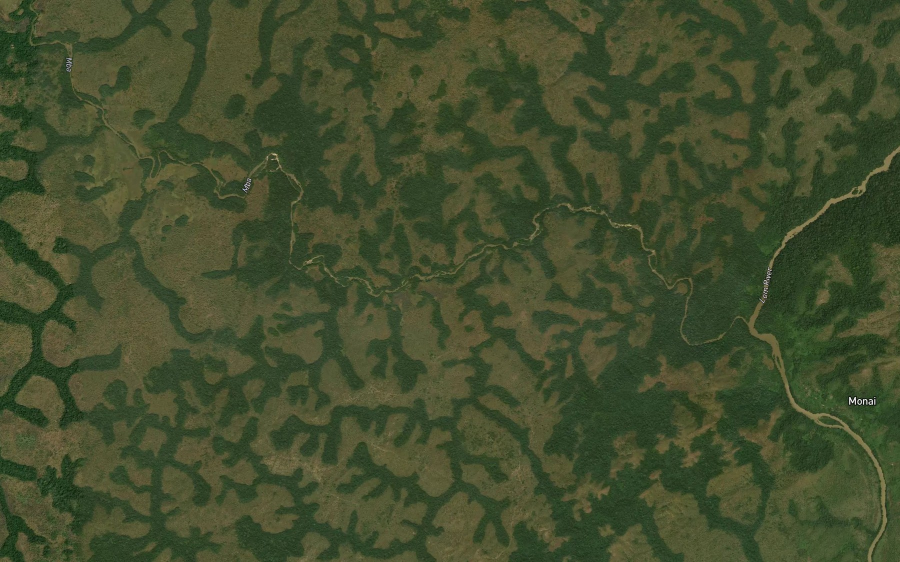 Satellite map of the Degbe