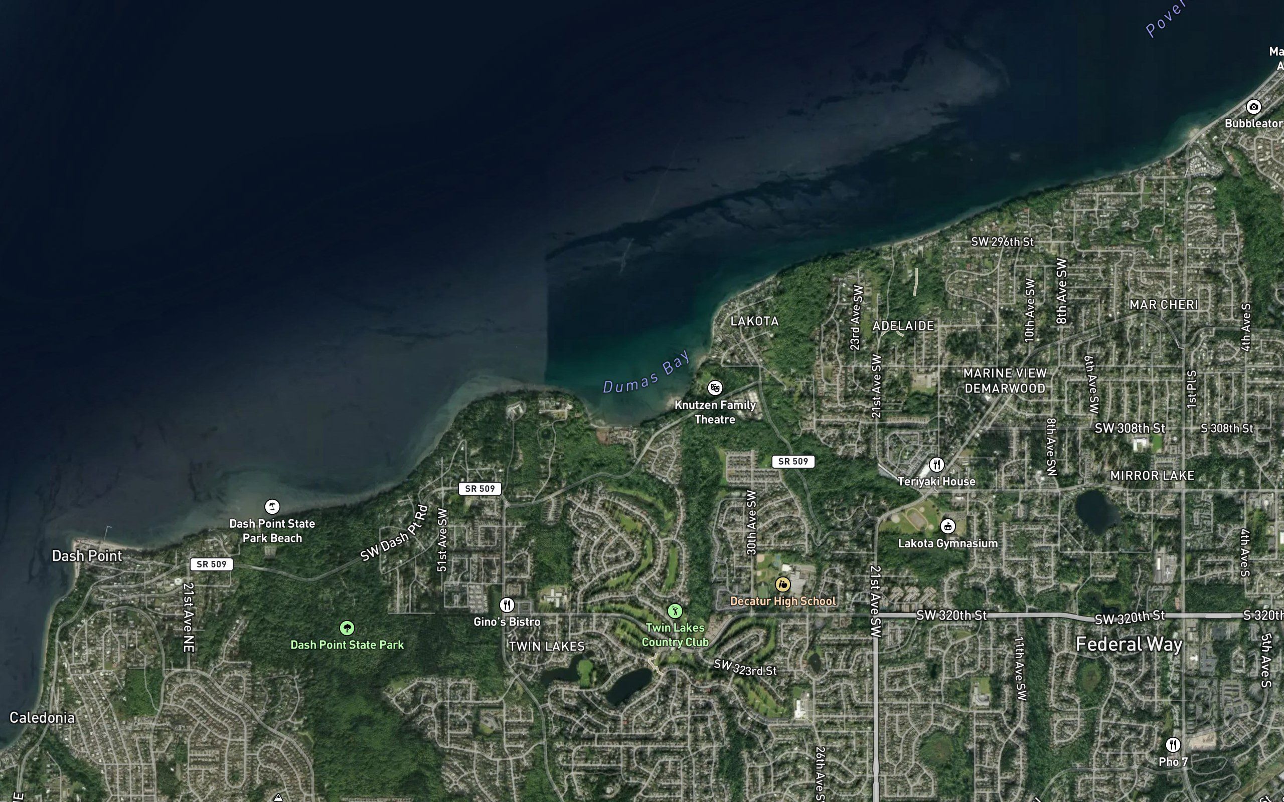 Dumas Bay