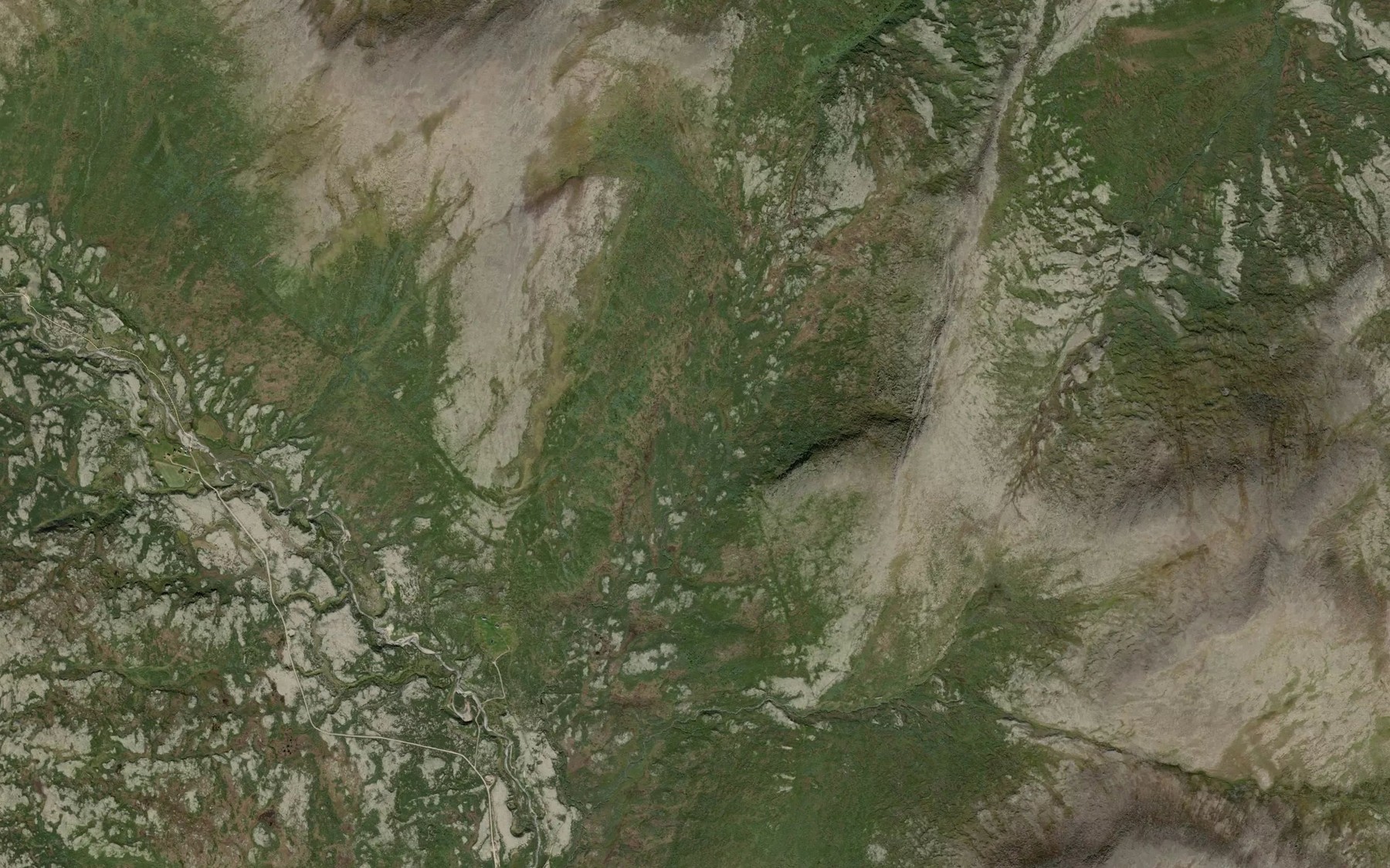 Satellite map of the Bjornskardbekken