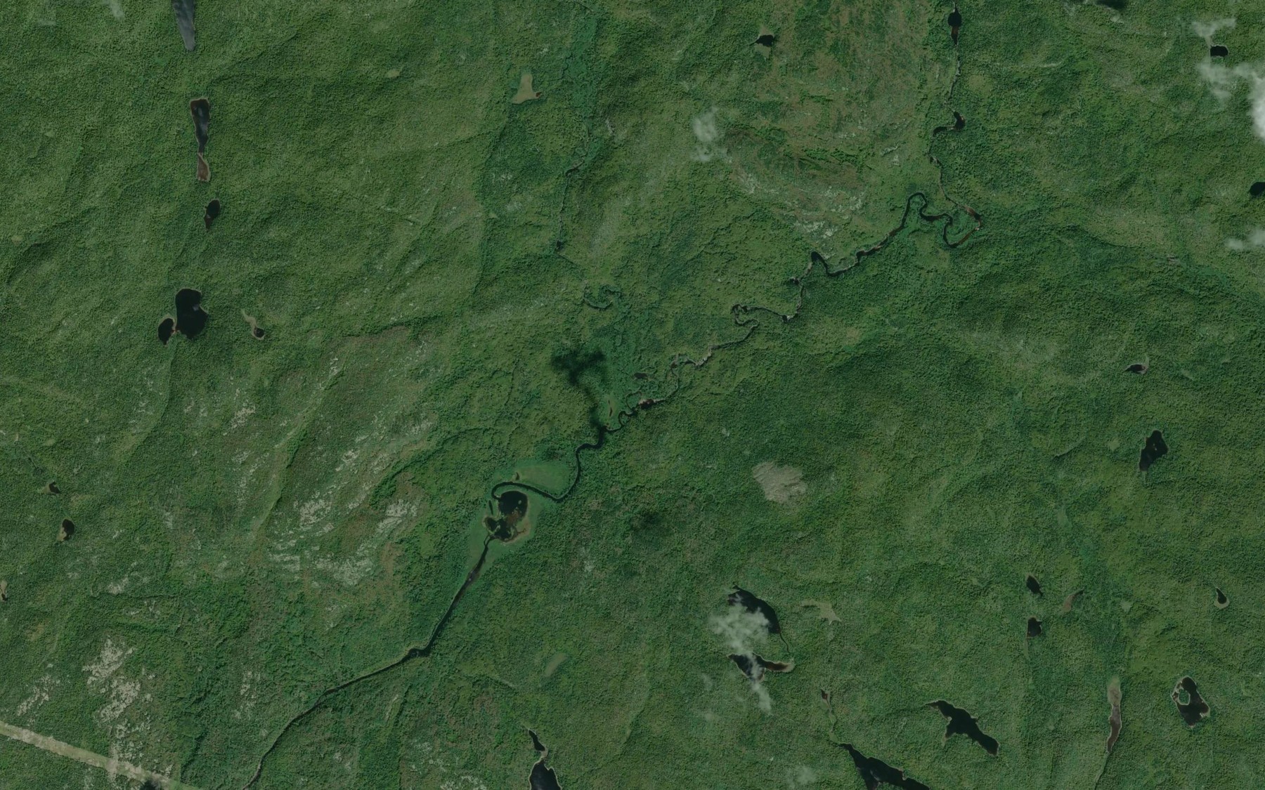 Satellite map of the West Fox Creek