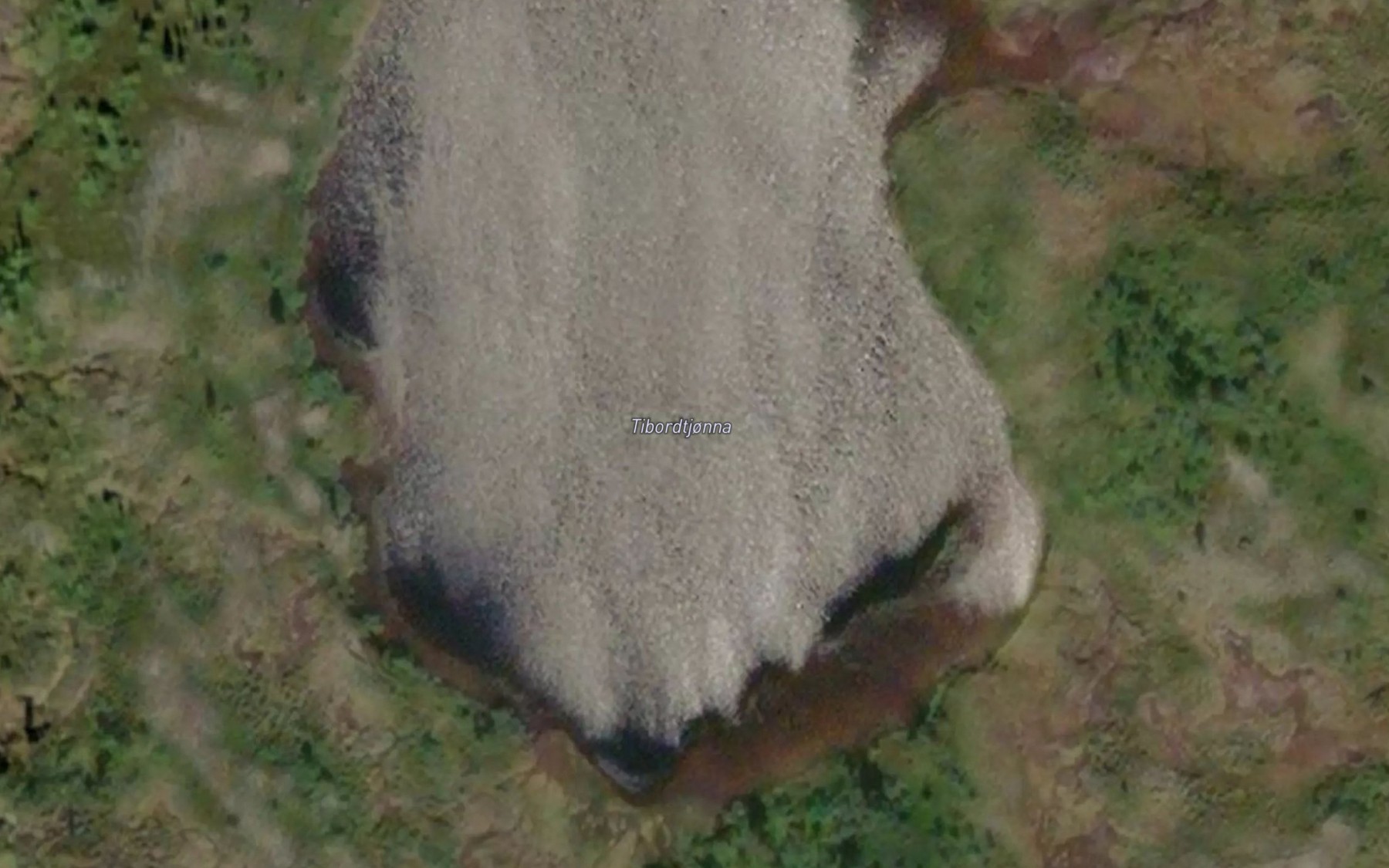 Satellite map of the Tibordtjorna