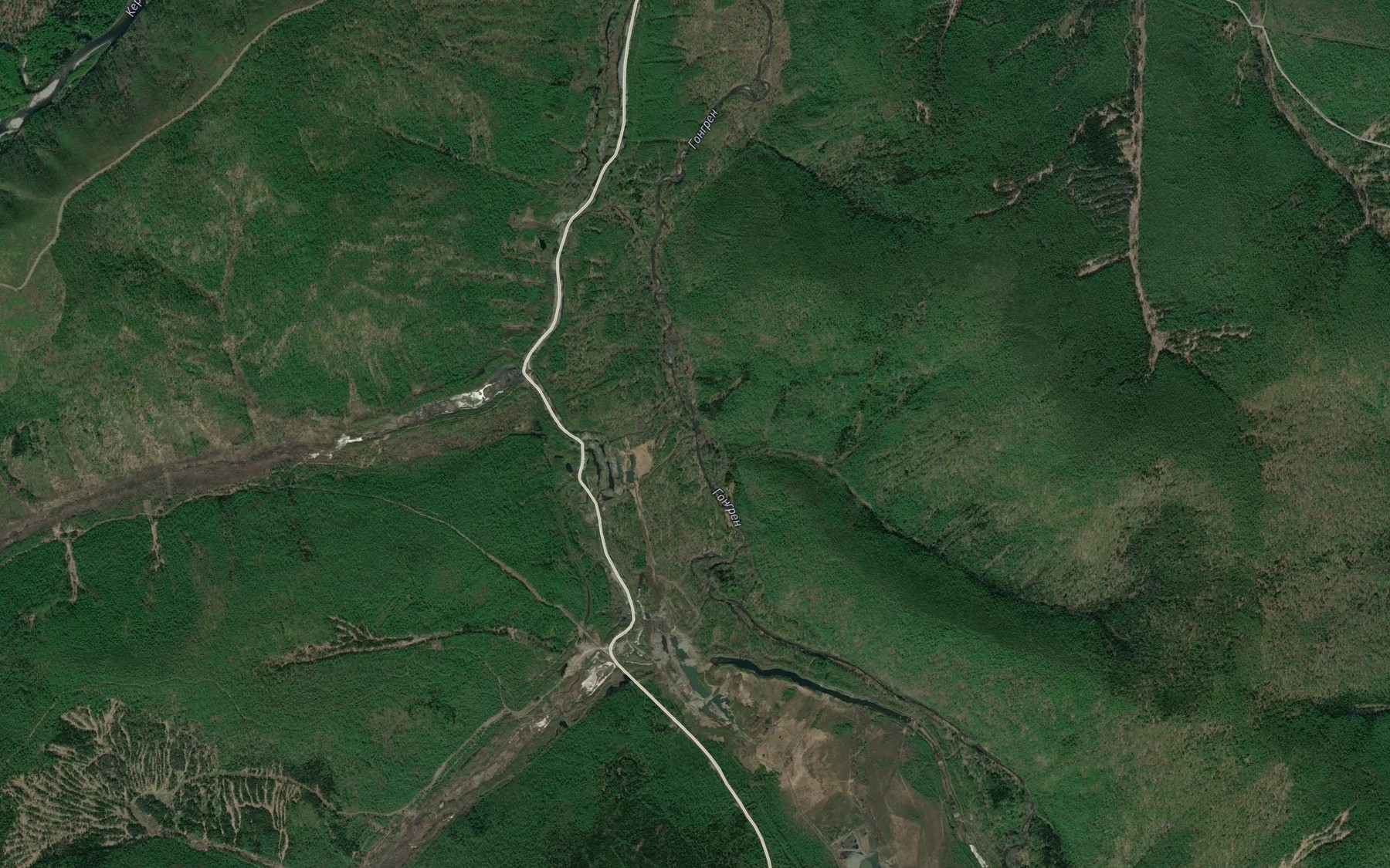 Satellite map of the Bagda