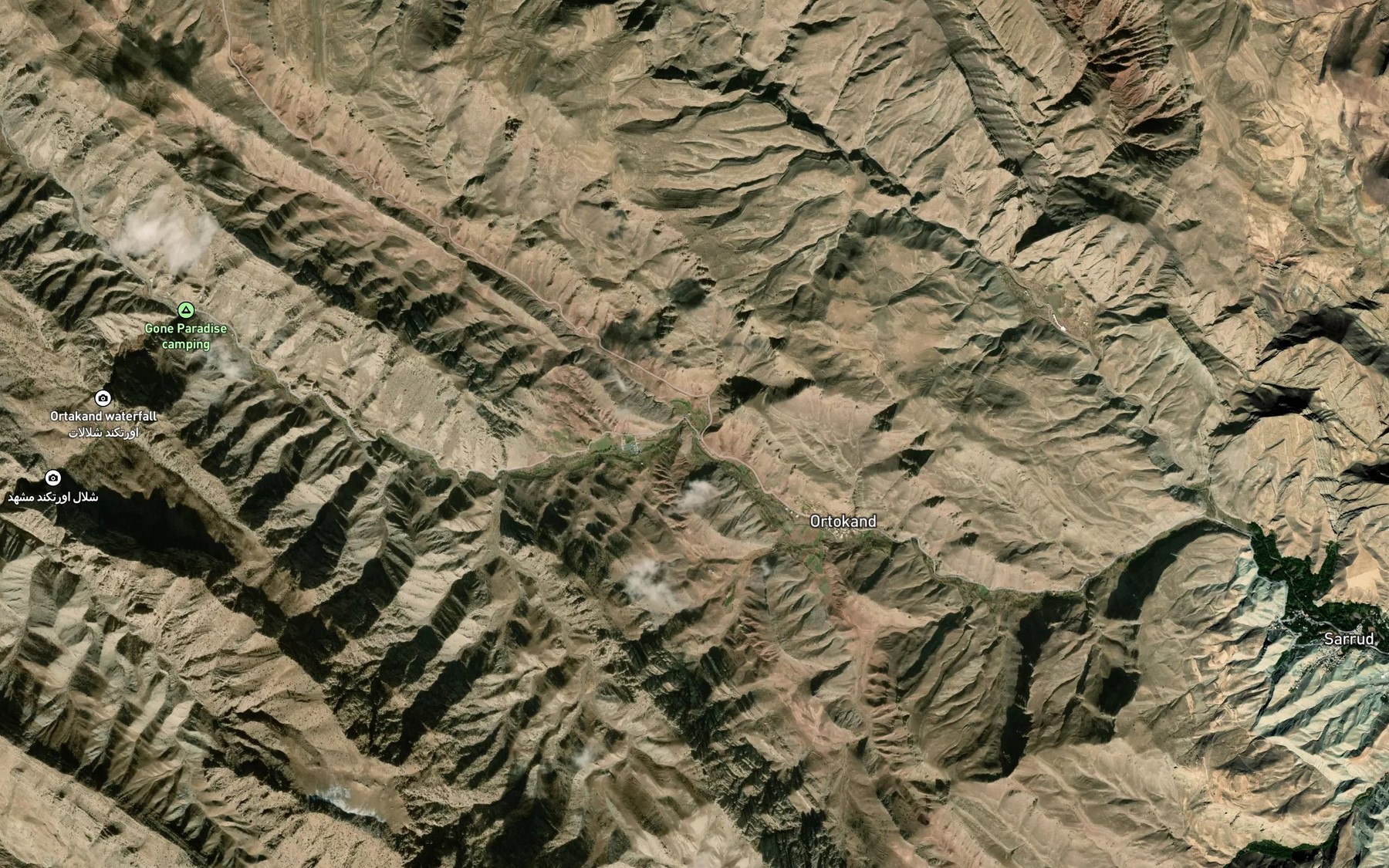 Satellite map of the Kal-e Qarah Dagh