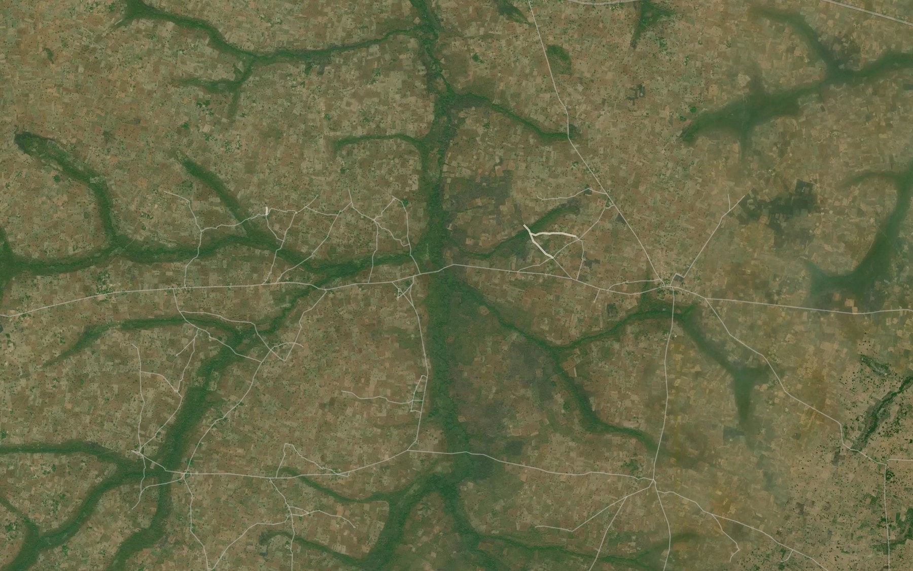 Satellite map of the River Ukulugh