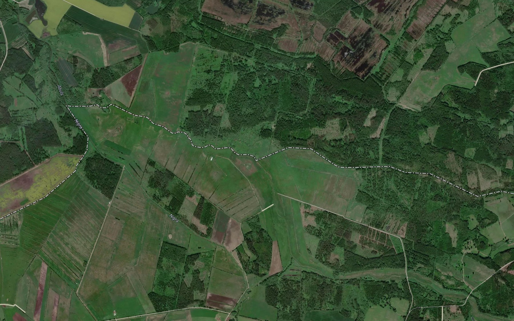 Satellite map of the Narvelis