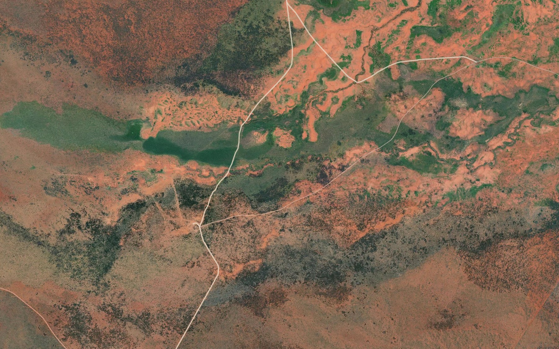 Satellite map of the Murray Creek