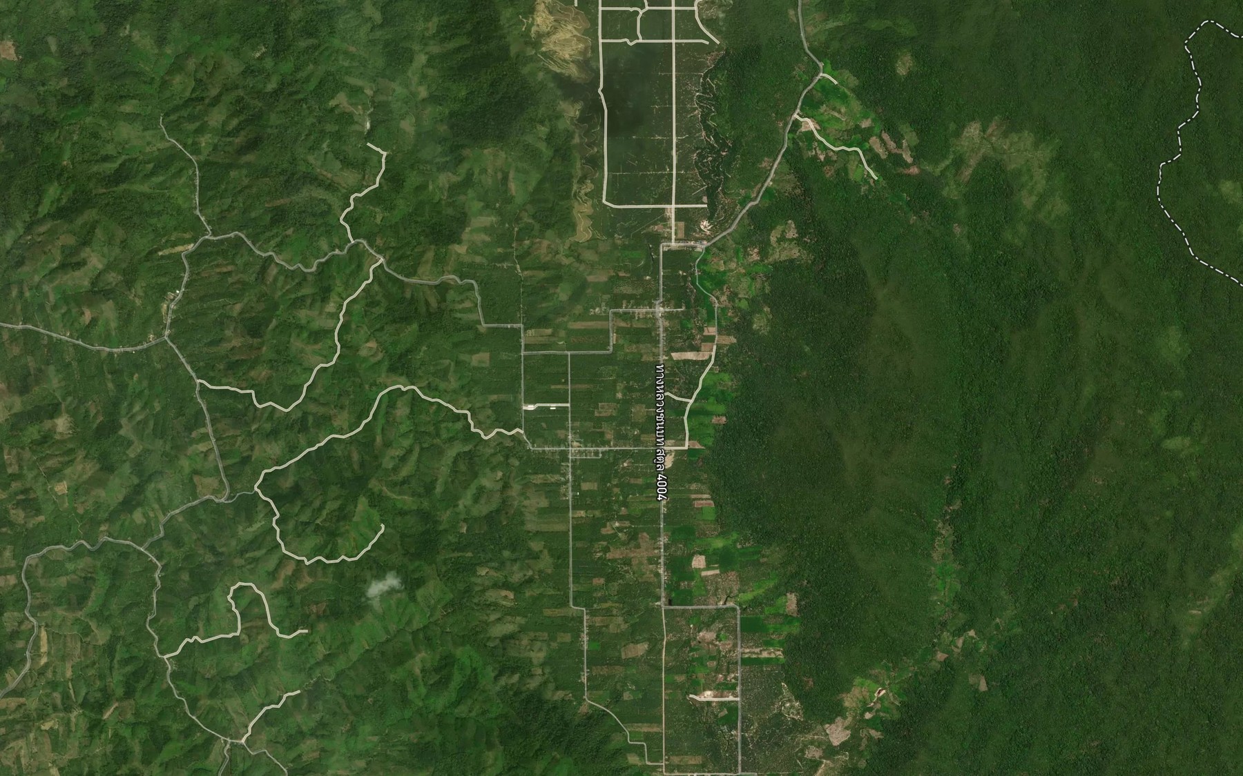 Satellite map of the Khlong Lam Lon Noi