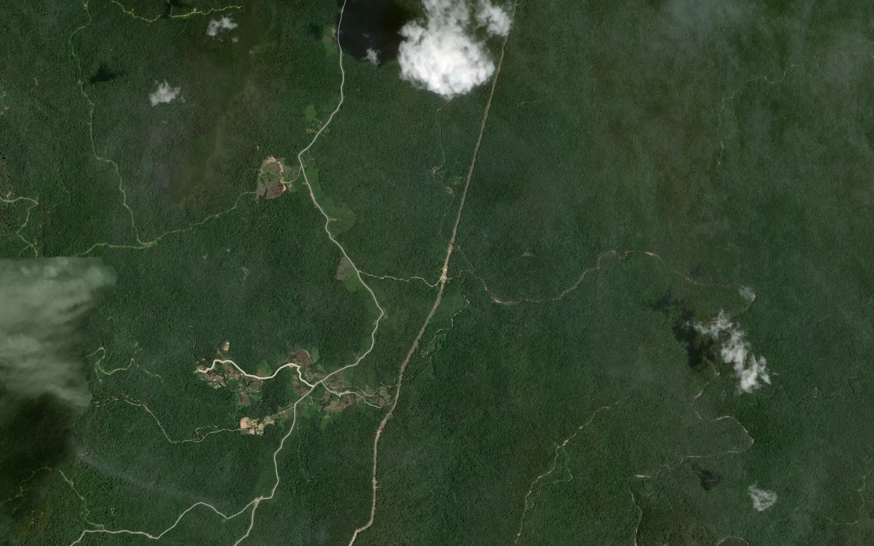 Satellite map of the Sungai Berunot