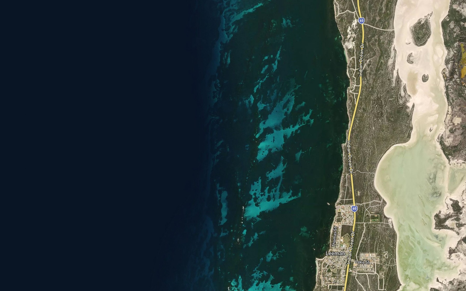 Satellite map of the Dumper Passage