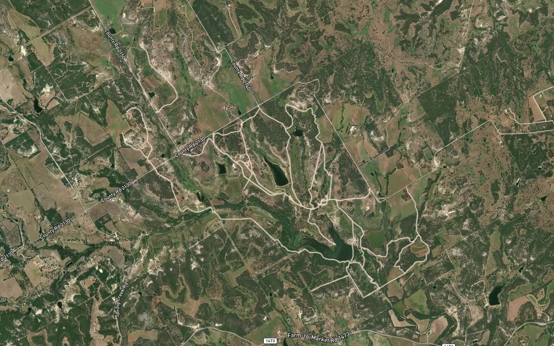 Satellite map of the Reed Lake 1