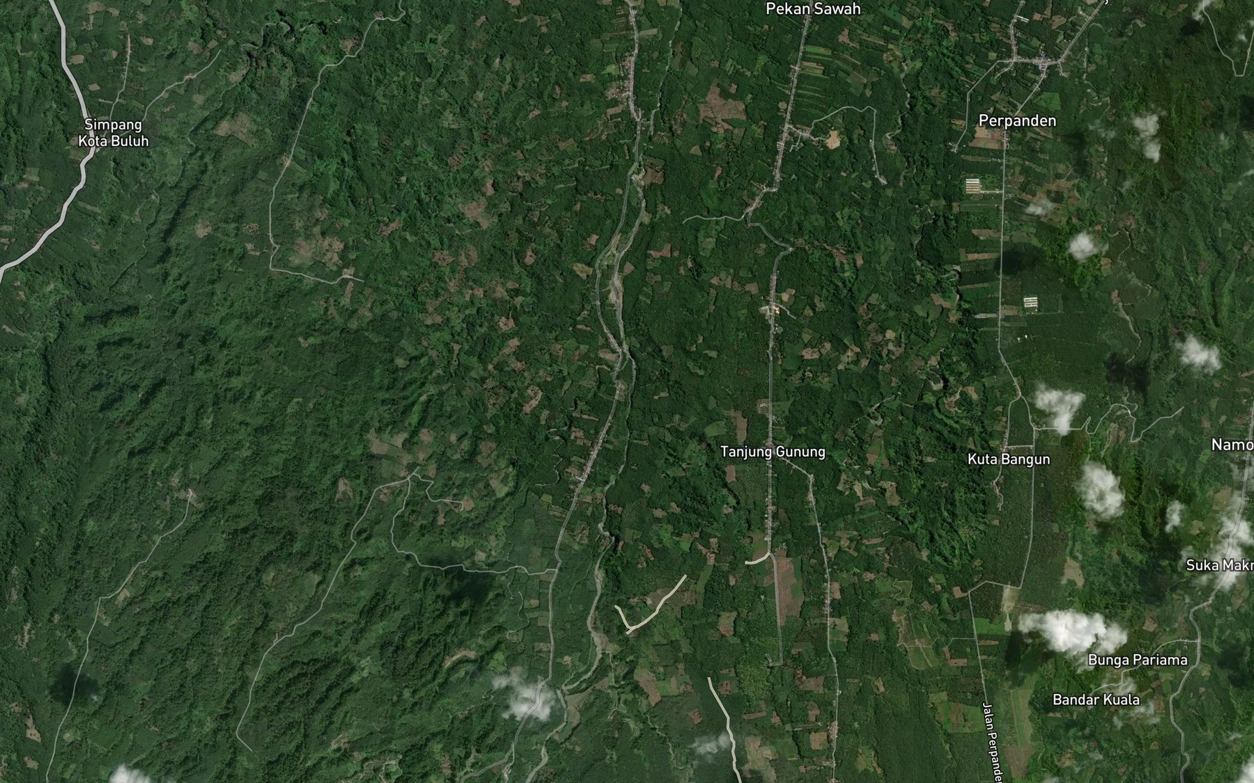 Satellite map of the Lao Meung