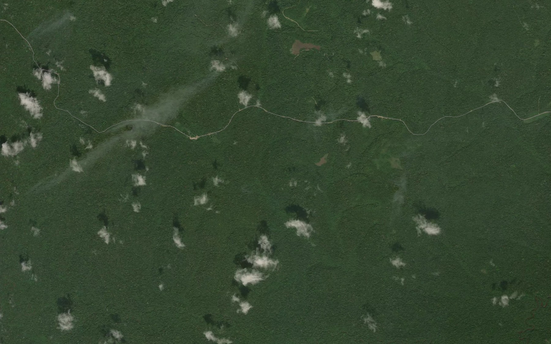 Satellite map of the Mossouoni