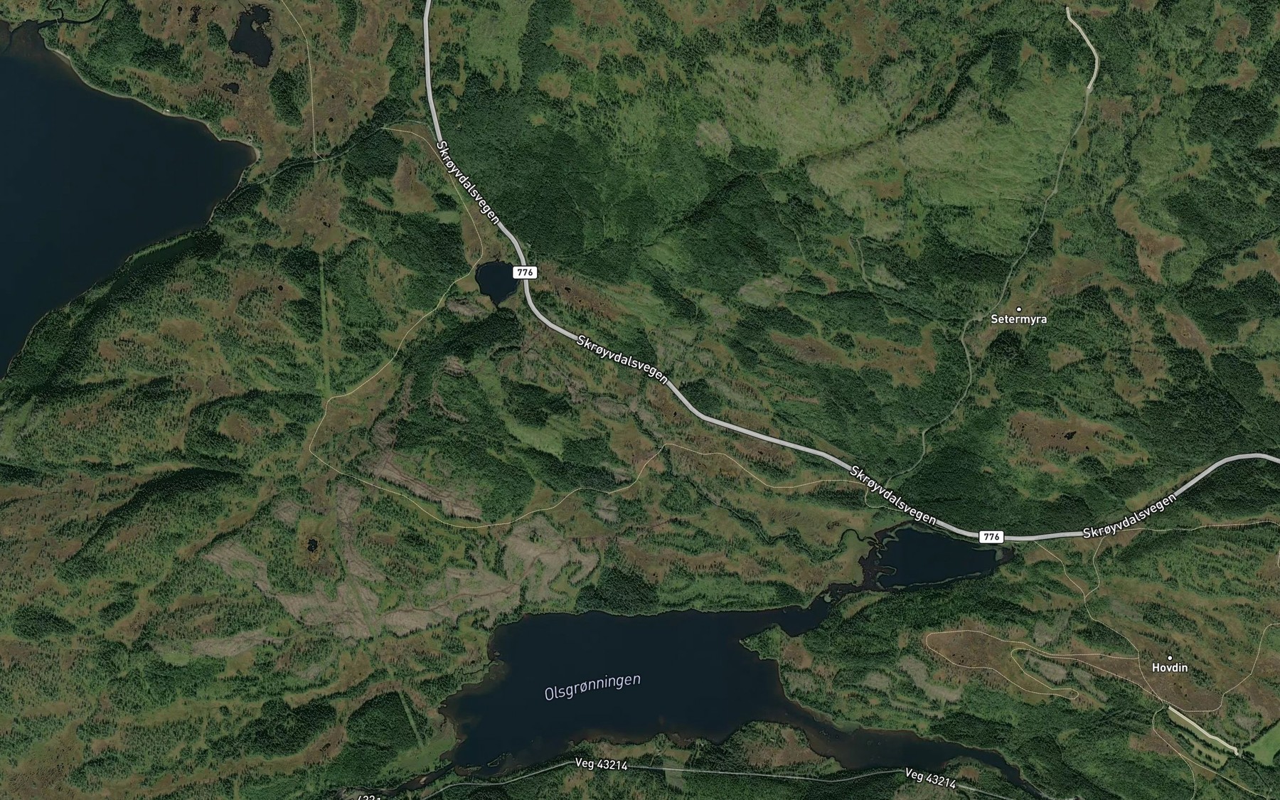 Satellite map of the Taraldbekken
