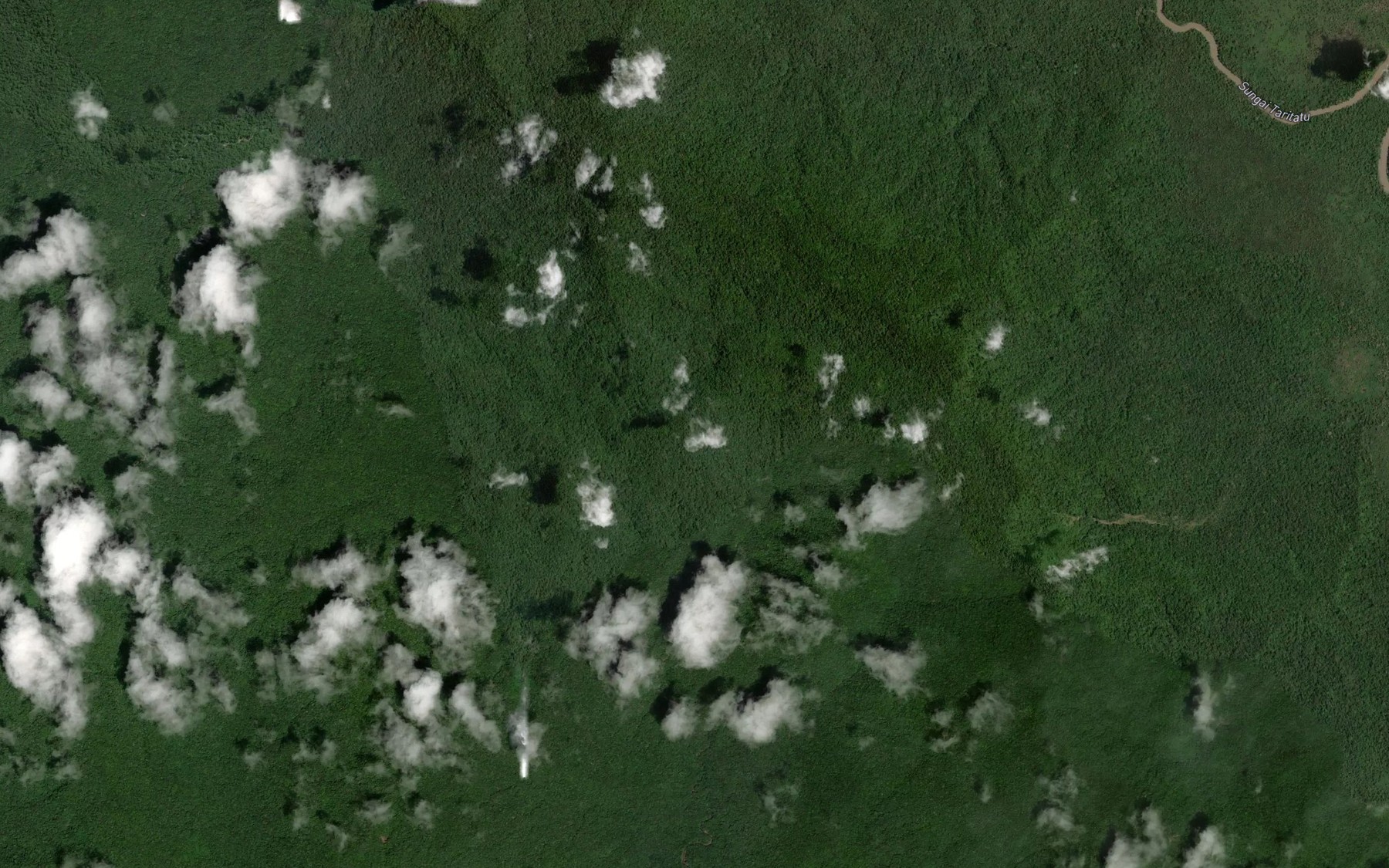 Satellite map of the Sungai Pelveh