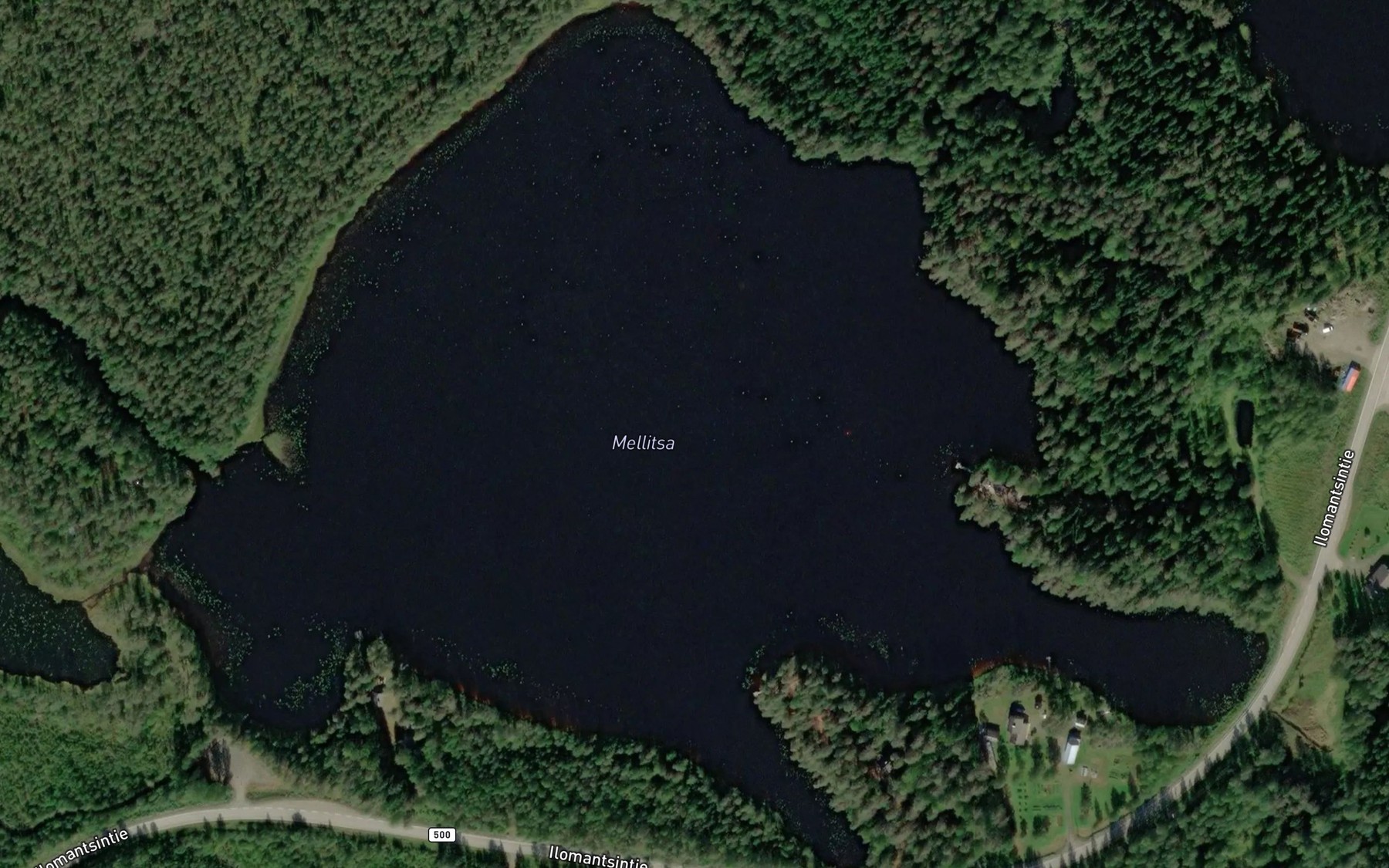 Satellite map of the Mellitsa