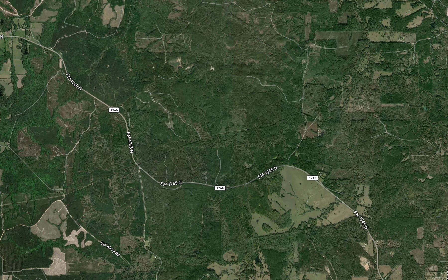 Satellite map of the Coon Branch