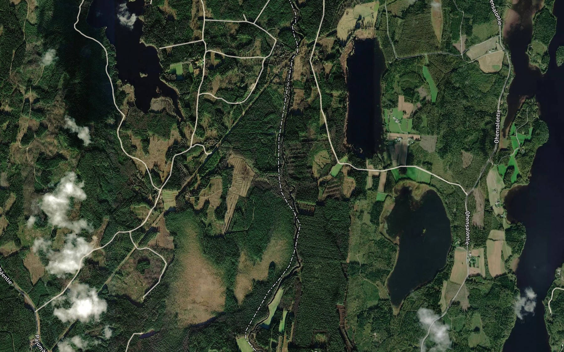 Satellite map of the Pajupuru