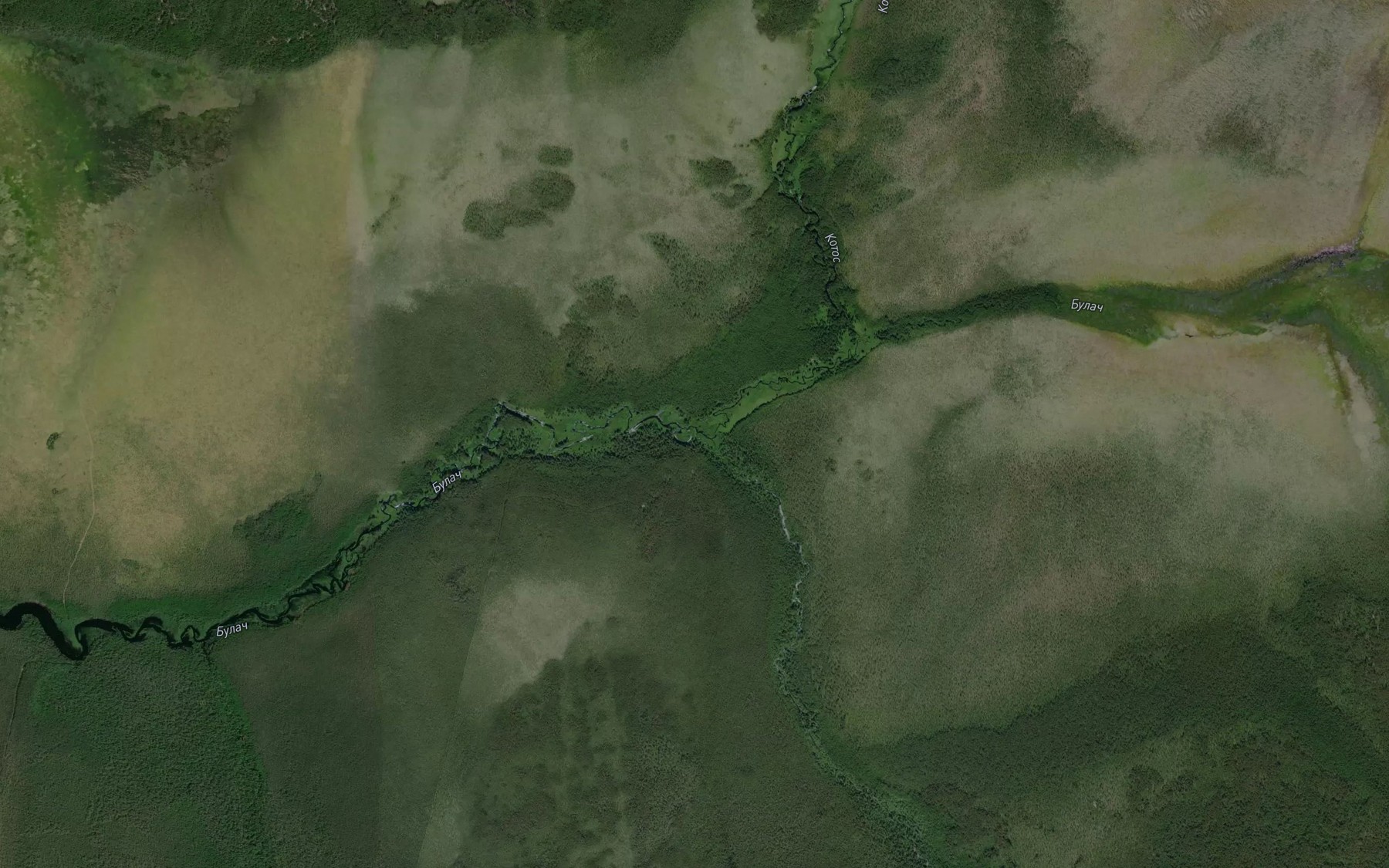 Satellite map of the Kotos