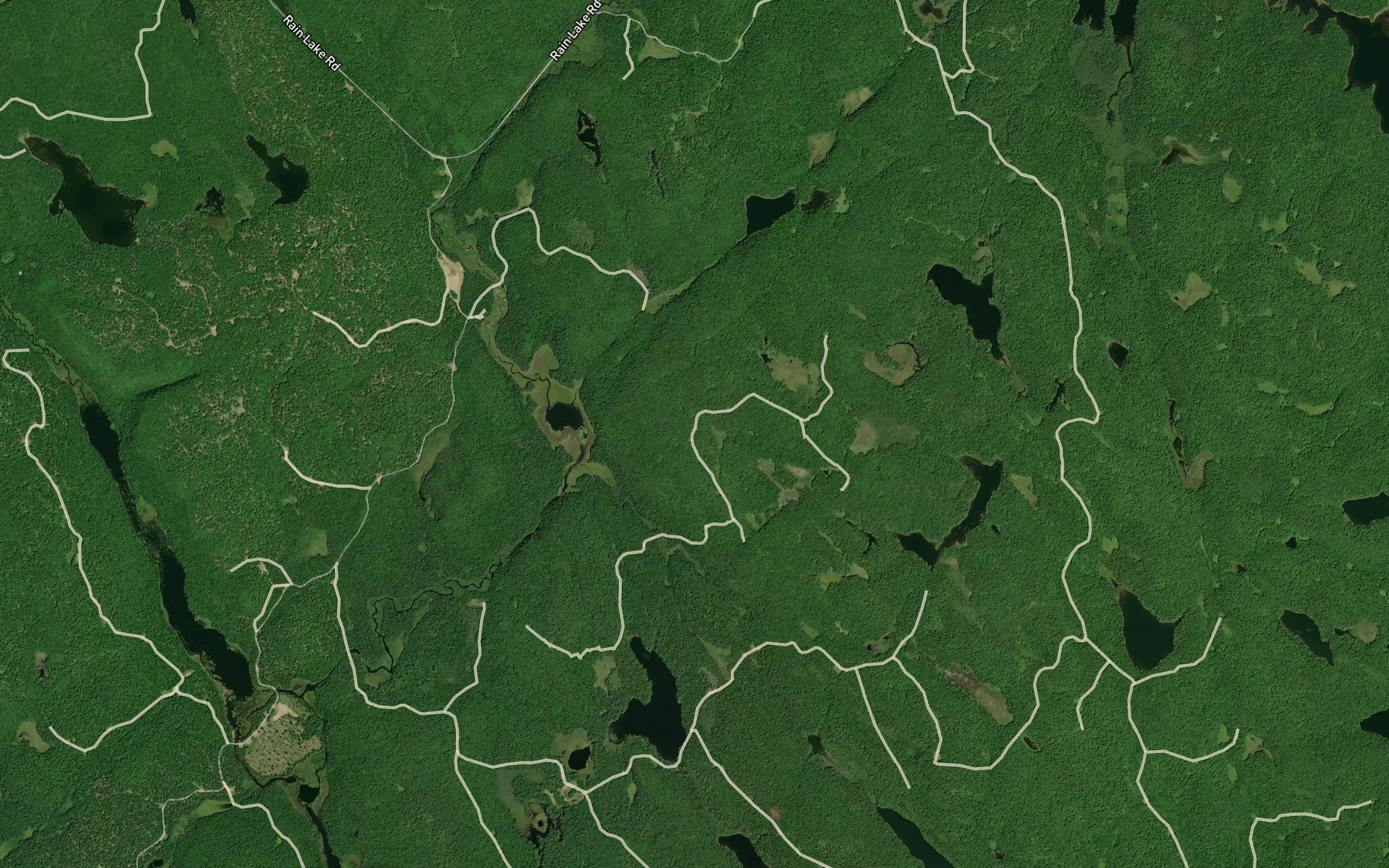 Satellite map of the Dusk Creek