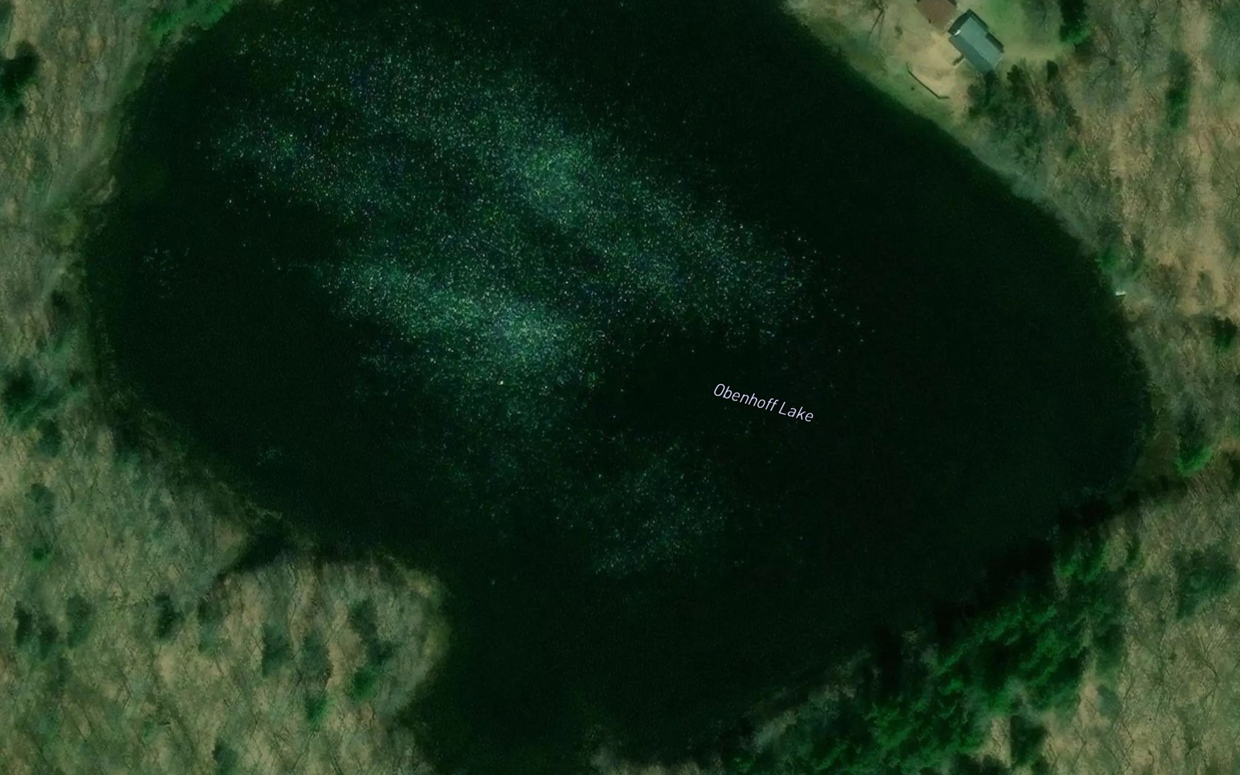 Satellite map of the Obenhoff Lake