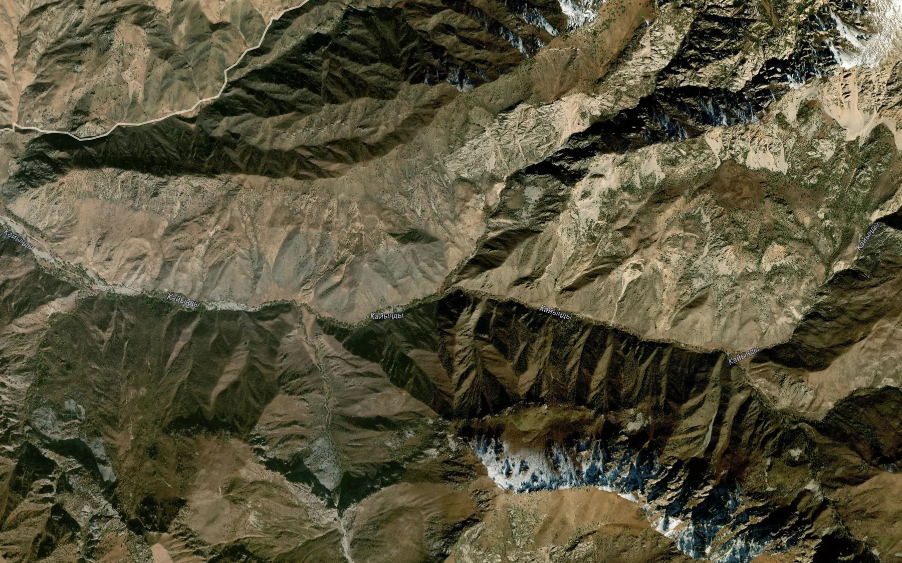 Satellite map of the Espe