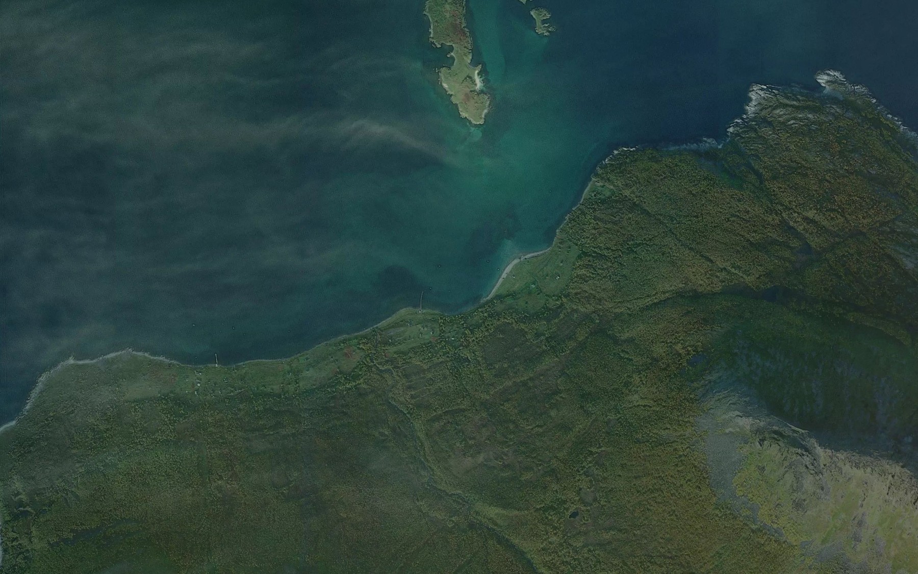 Satellite map of the Storbukta