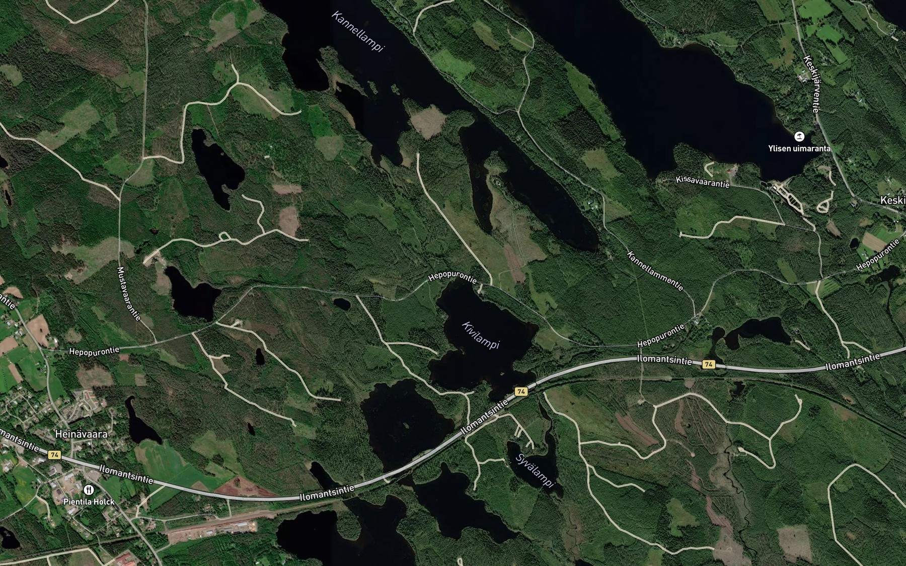 Satellite map of the Hepopuro