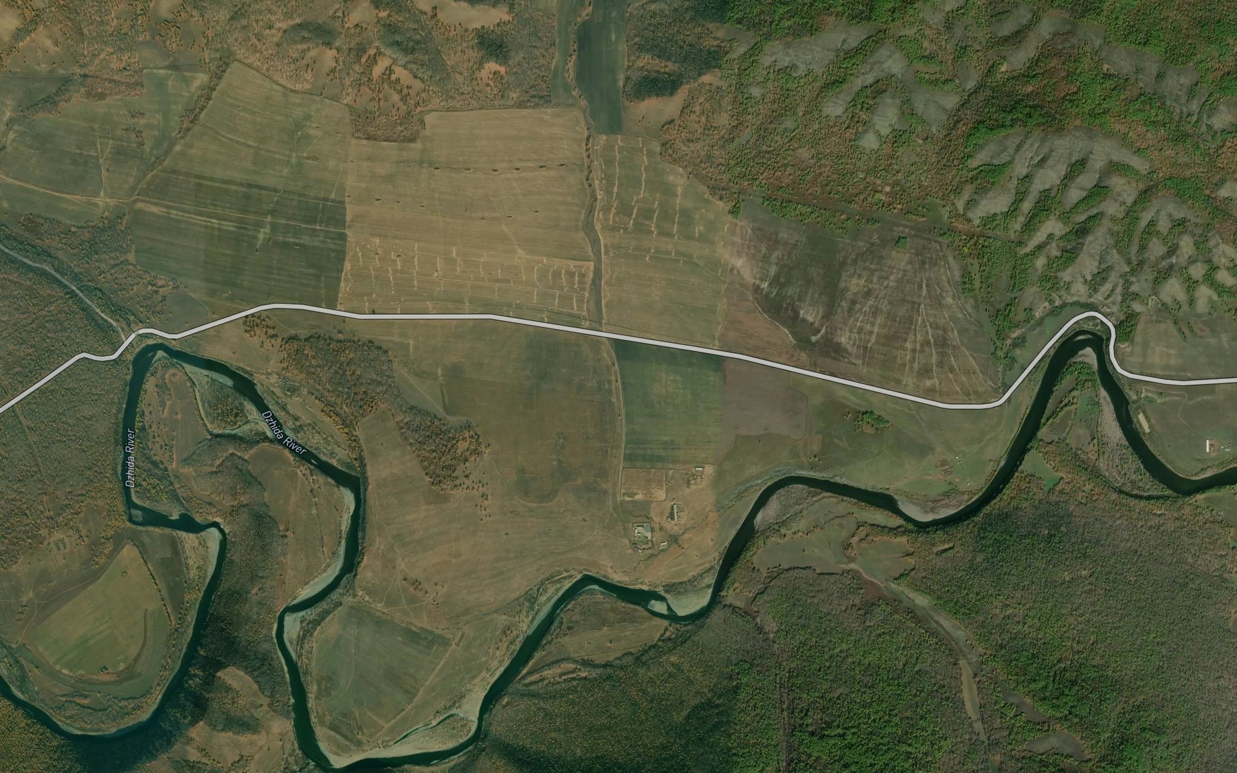 Satellite map of the Khuray